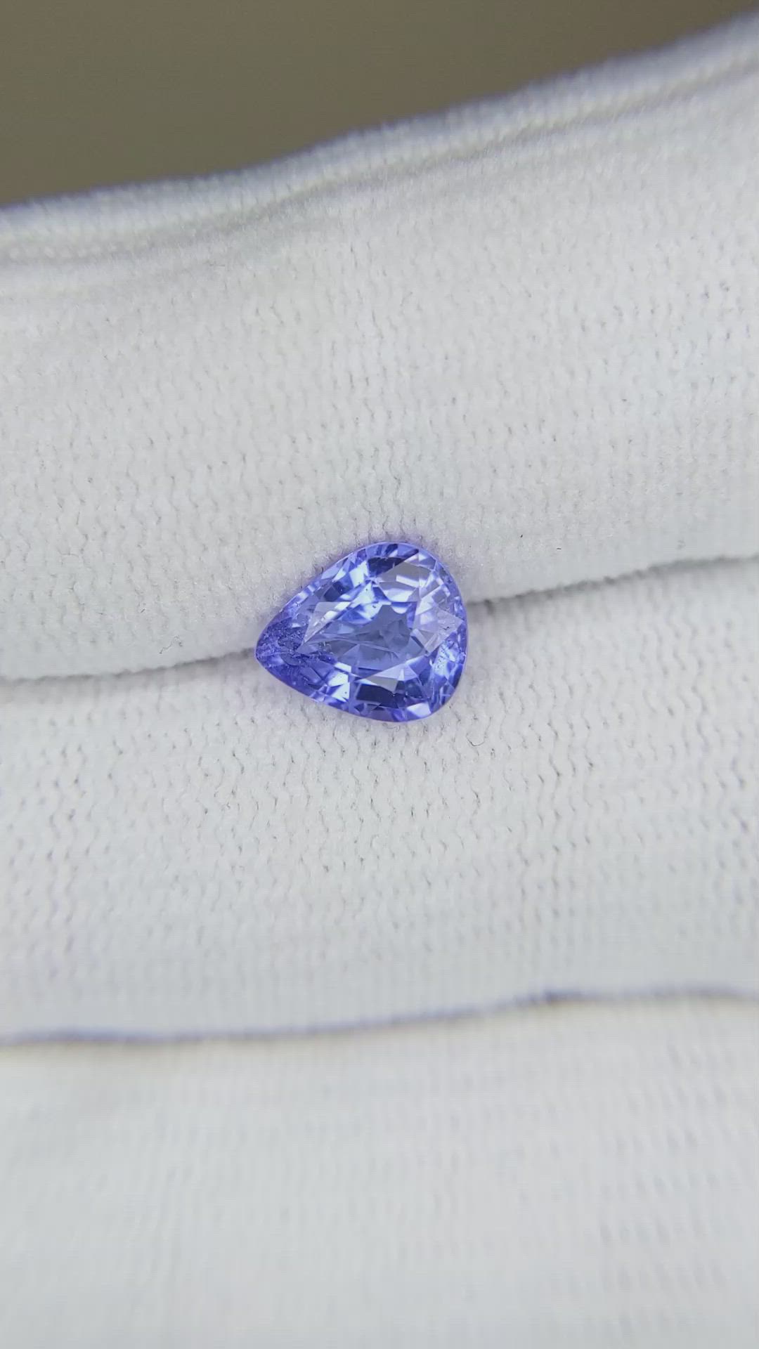 1.70 Ct. Violet Sapphire from Ceylon (Sri Lanka) Size Video