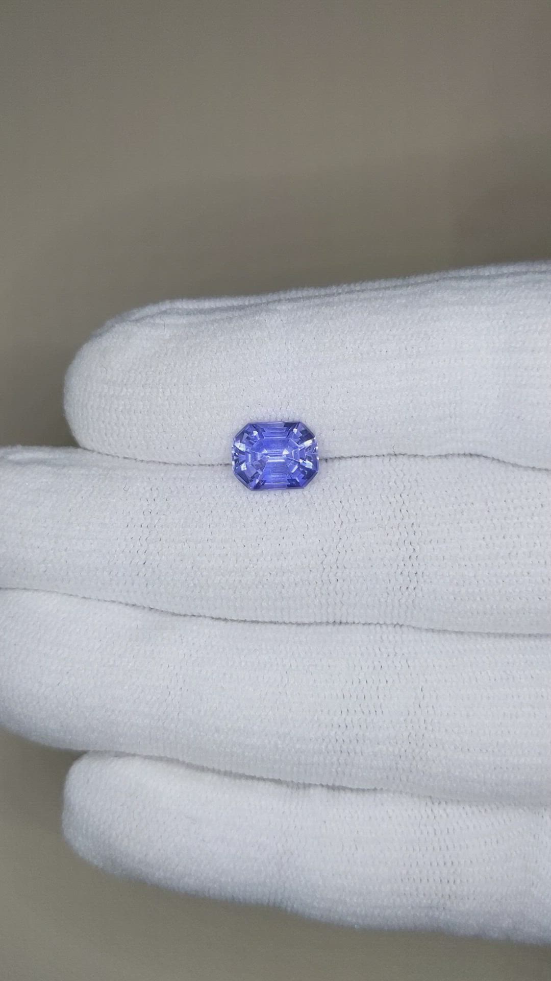 2.70 Ct. Violet Sapphire from Ceylon (Sri Lanka) Size Video