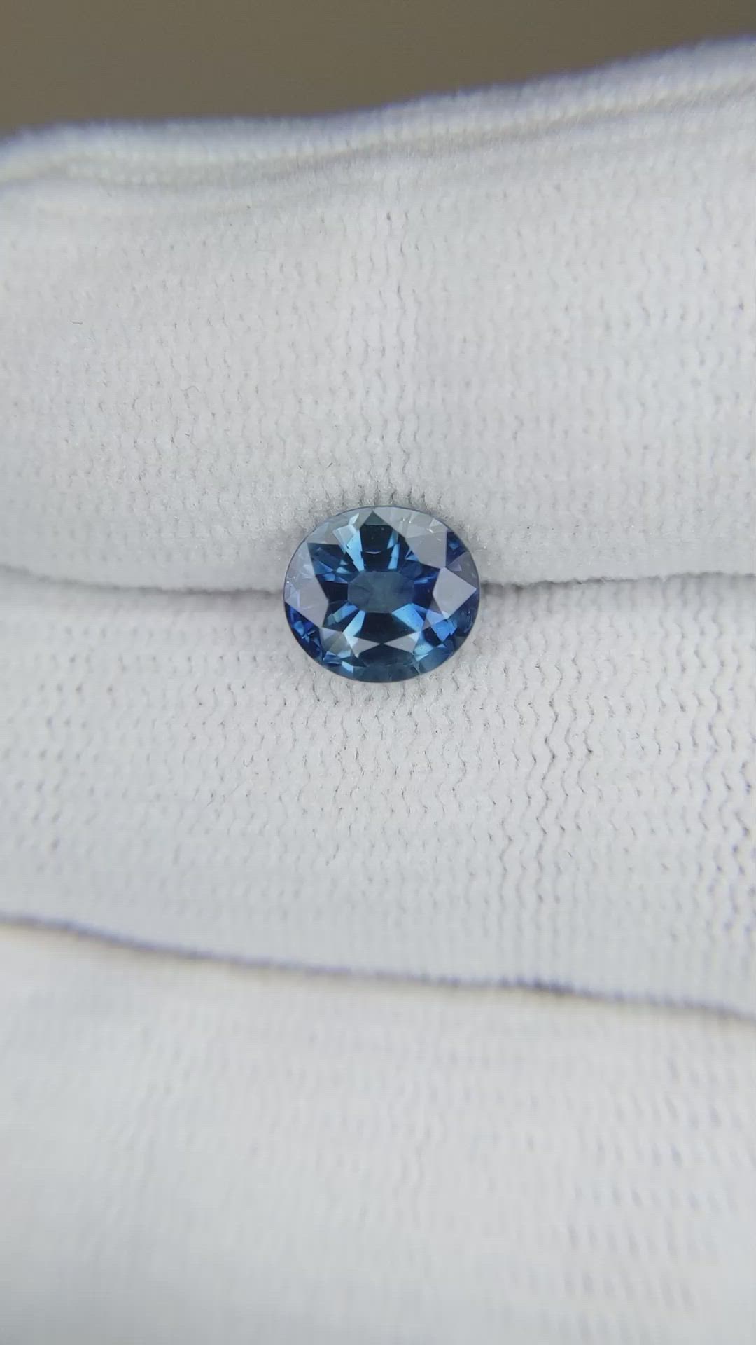 2.05 Ct. Blue Sapphire from Ceylon (Sri Lanka) Size Video