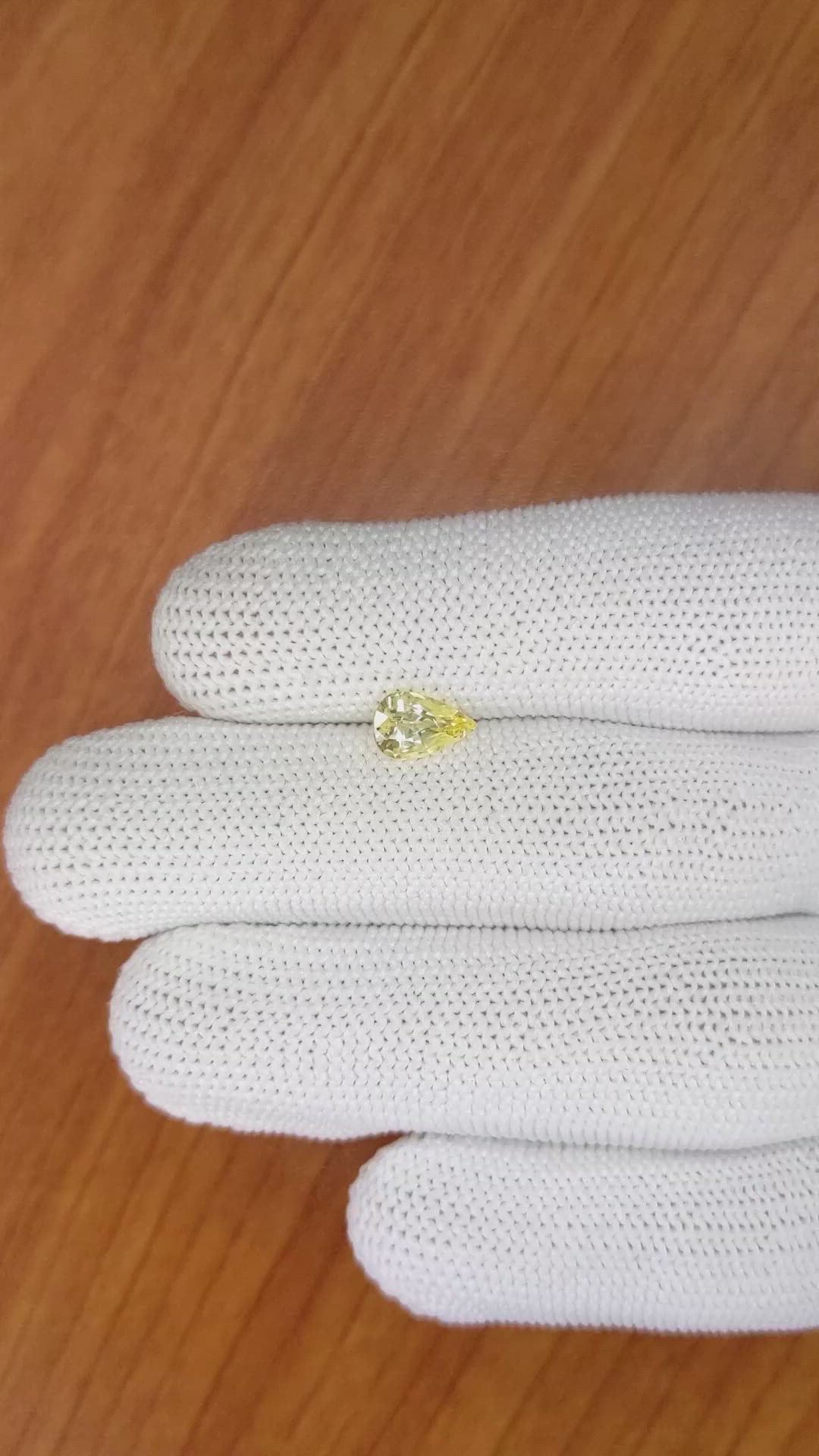 1.12 Ct. Yellow Sapphire from Ceylon (Sri Lanka) Size Video