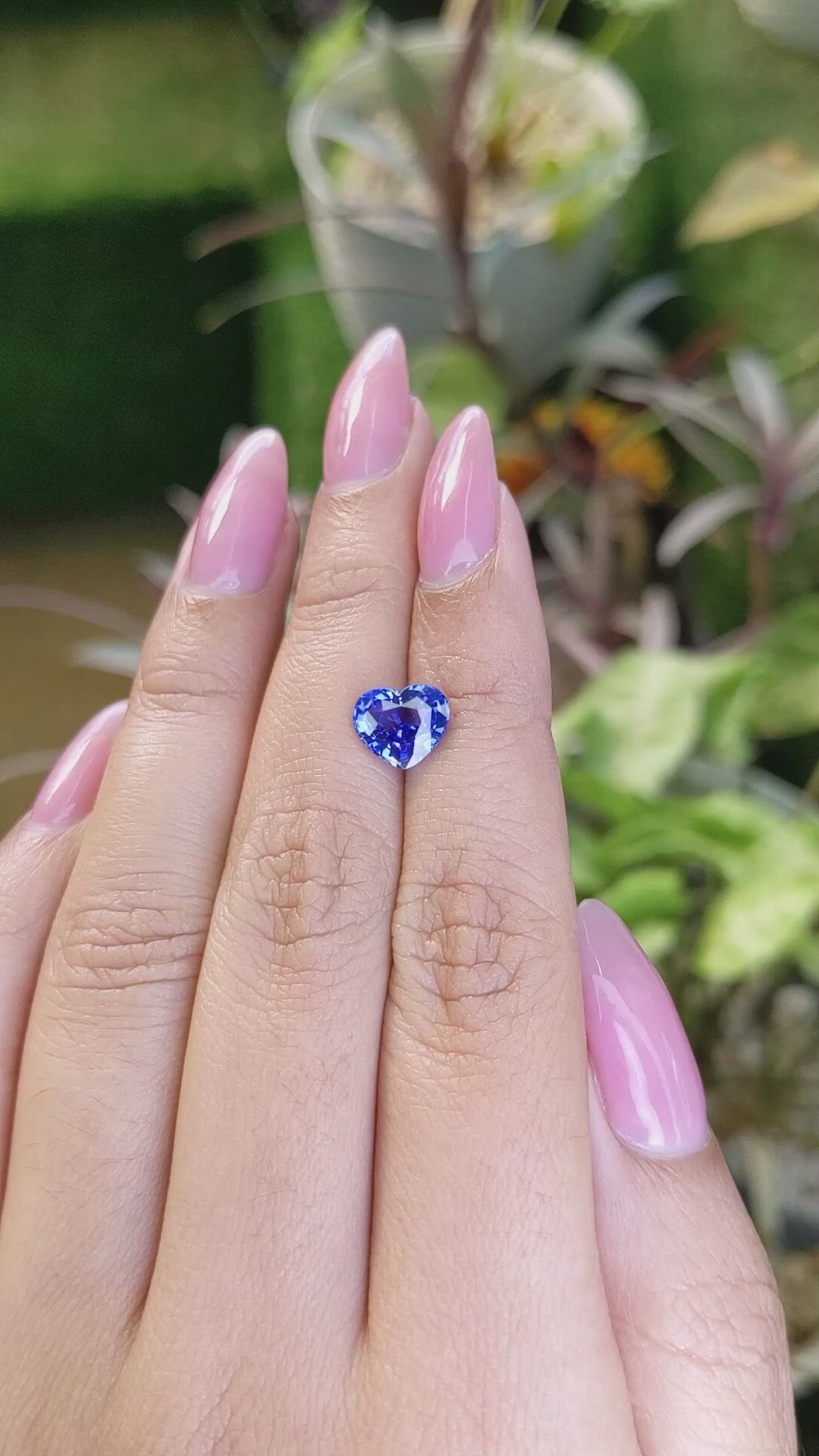 2.01 Ct. Blue Sapphire from Ceylon (Sri Lanka) Size Video