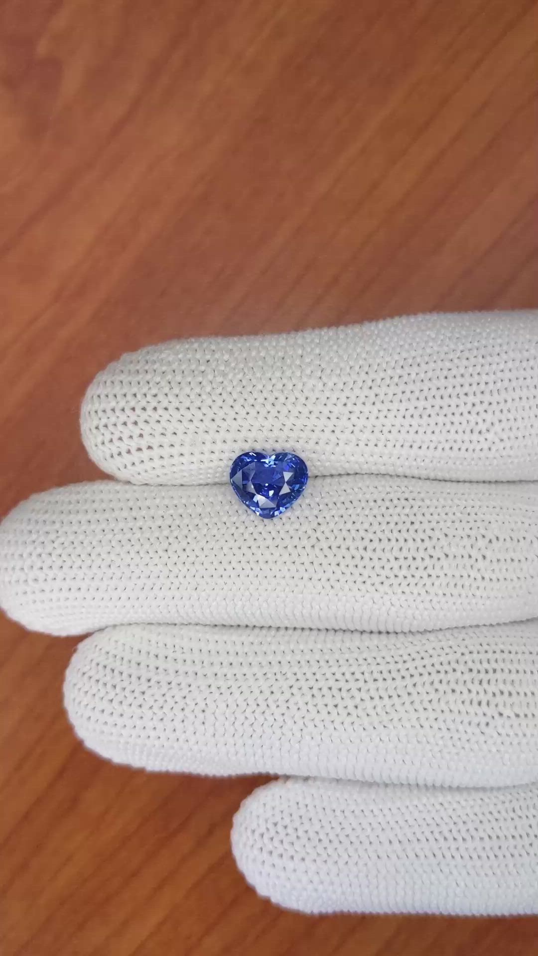 2.01 Ct. Blue Sapphire from Ceylon (Sri Lanka) Size Video