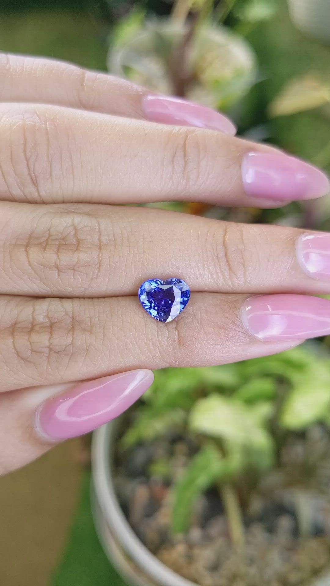 2.01 Ct. Blue Sapphire from Ceylon (Sri Lanka) Size Video