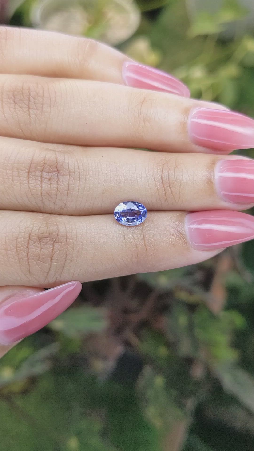 1.12 Ct. Blue Sapphire from Ceylon (Sri Lanka) Size Video