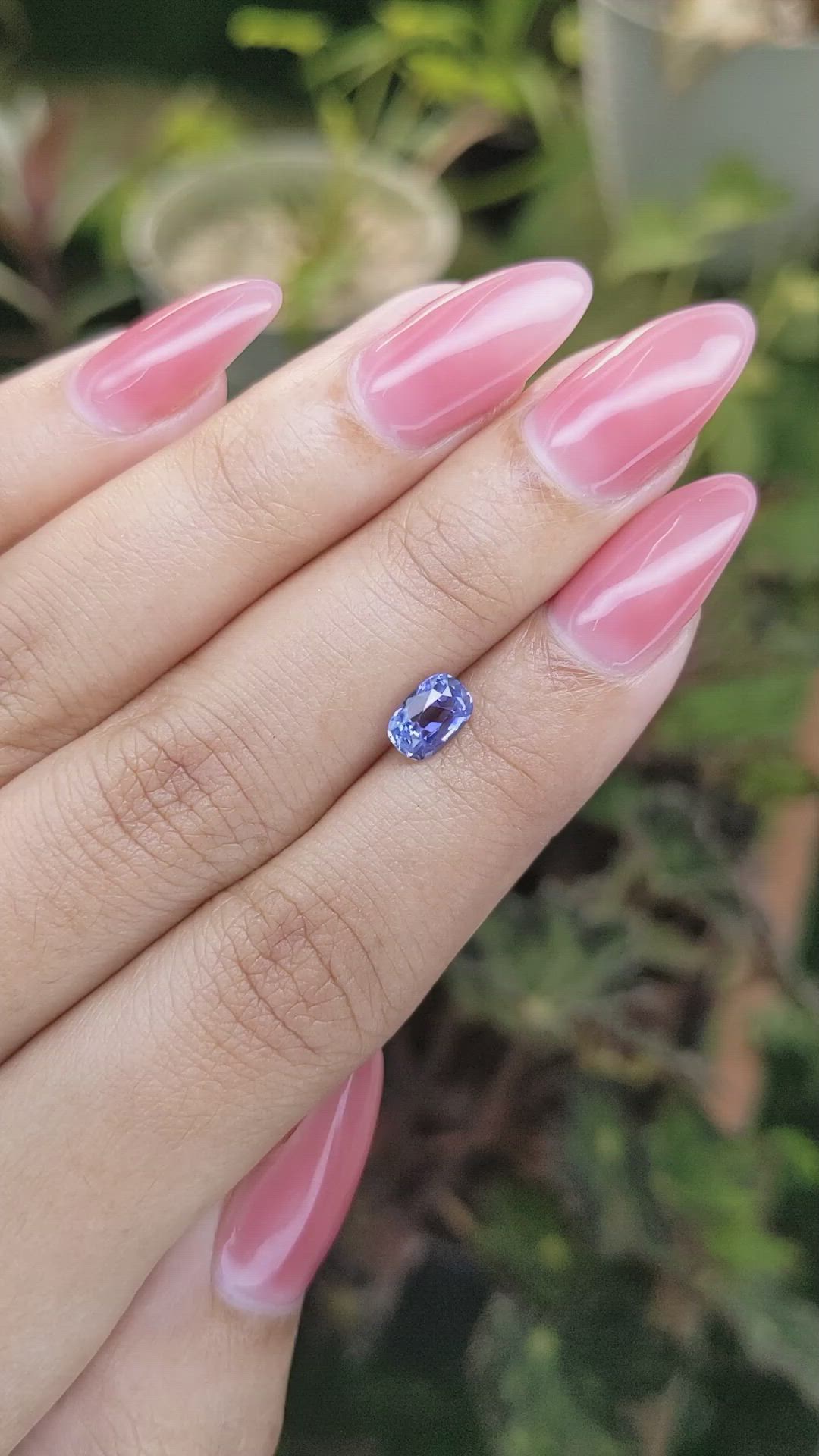 1.01 Ct. Blue Sapphire from Ceylon (Sri Lanka) Size Video