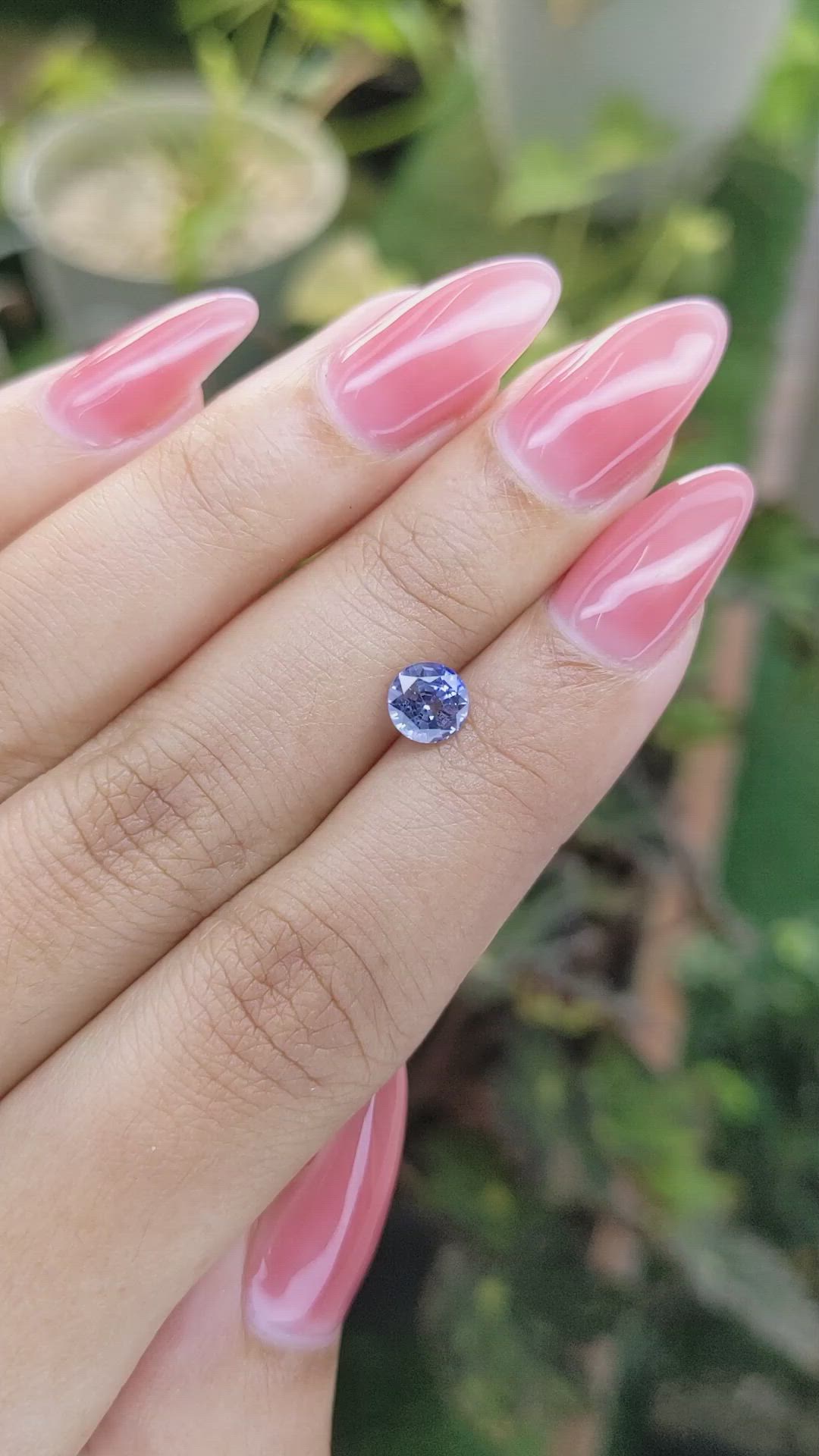 1.01 Ct. Blue Sapphire from Ceylon (Sri Lanka) Size Video