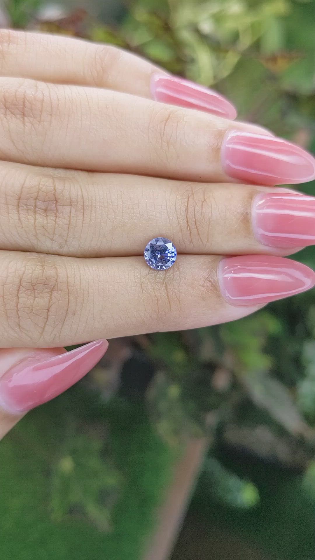 1.01 Ct. Blue Sapphire from Ceylon (Sri Lanka) Size Video