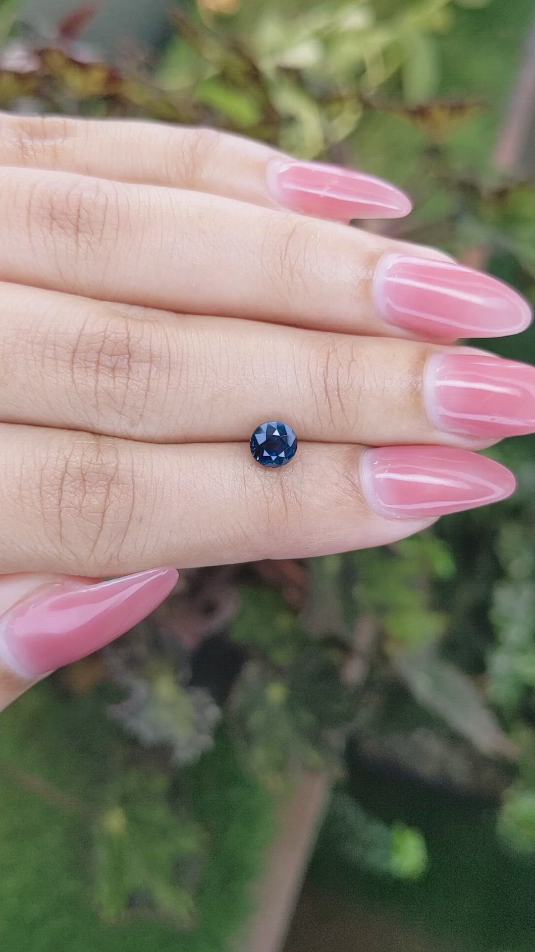 1.12 Ct. Greenish Blue Sapphire from Ceylon (Sri Lanka) Size Video