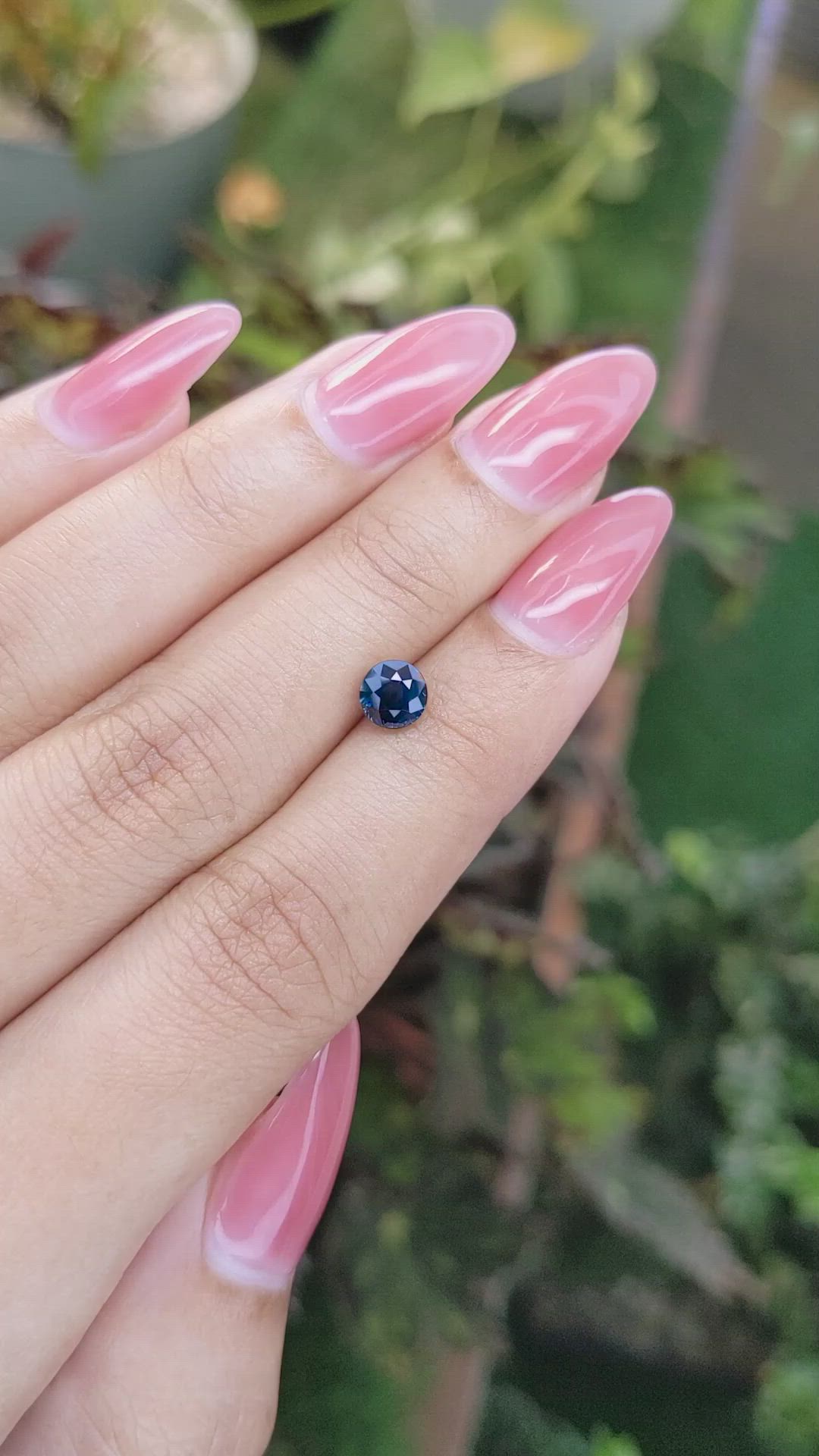 1.12 Ct. Greenish Blue Sapphire from Ceylon (Sri Lanka) Size Video