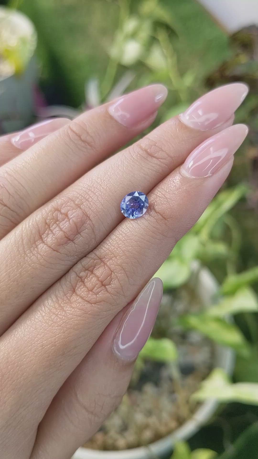 1.14 Ct. Blue Sapphire from Ceylon (Sri Lanka) Size Video