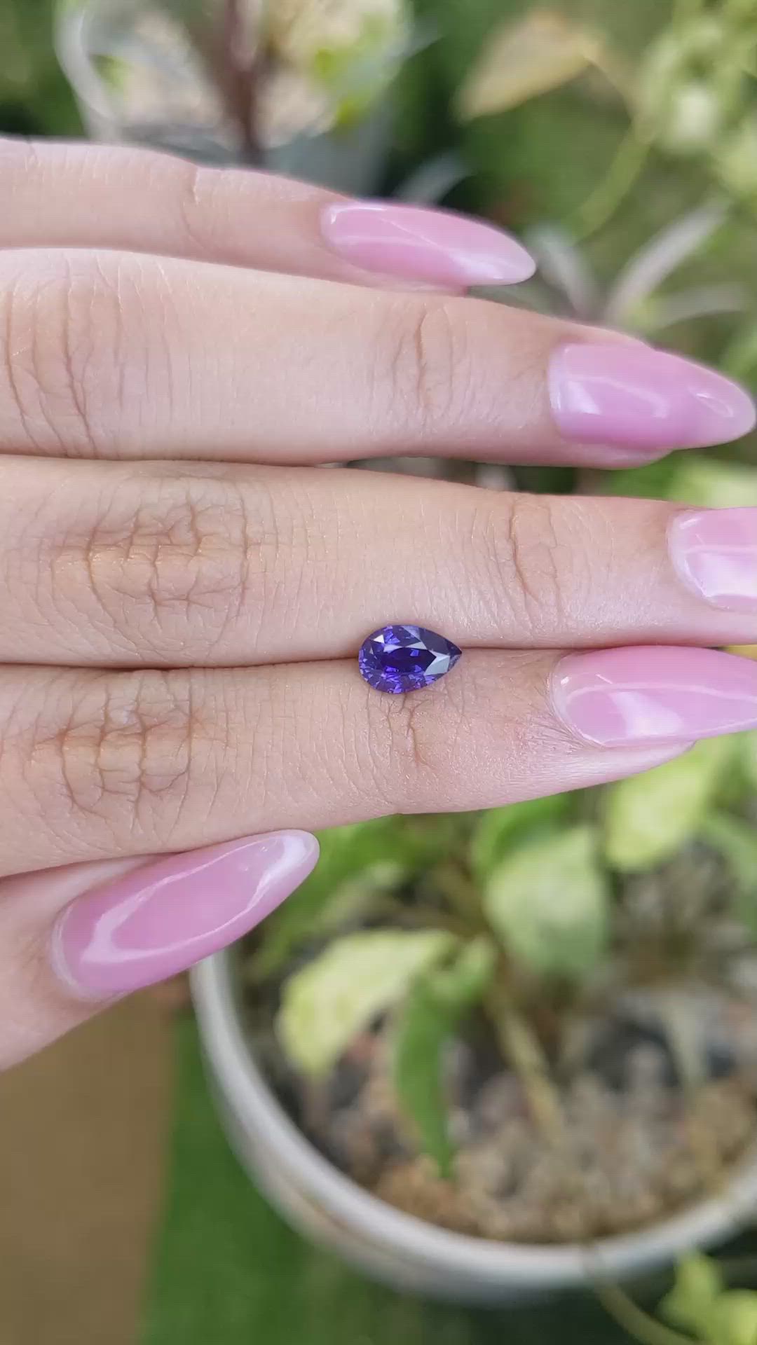 1.13 Ct. Color Change Sapphire from Ceylon (Sri Lanka) Size Video