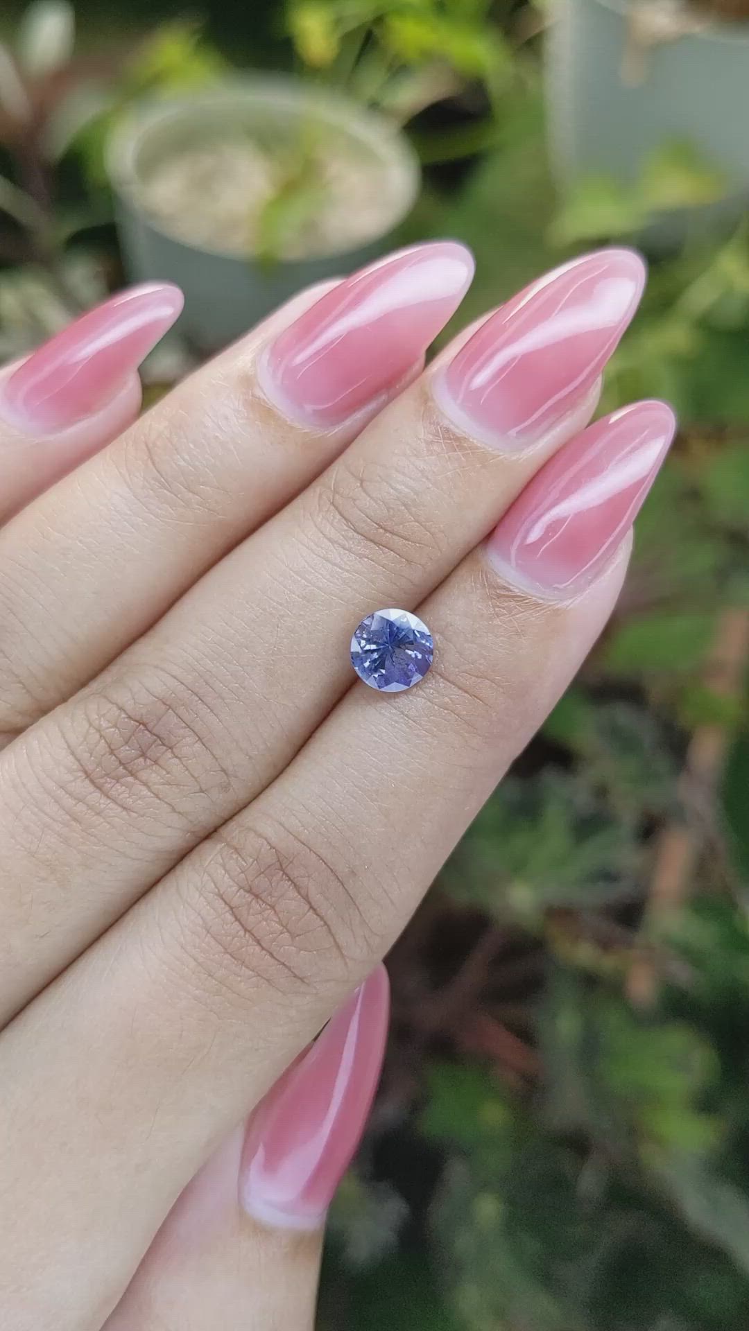 1.49 Ct. Blue Sapphire from Ceylon (Sri Lanka) Size Video