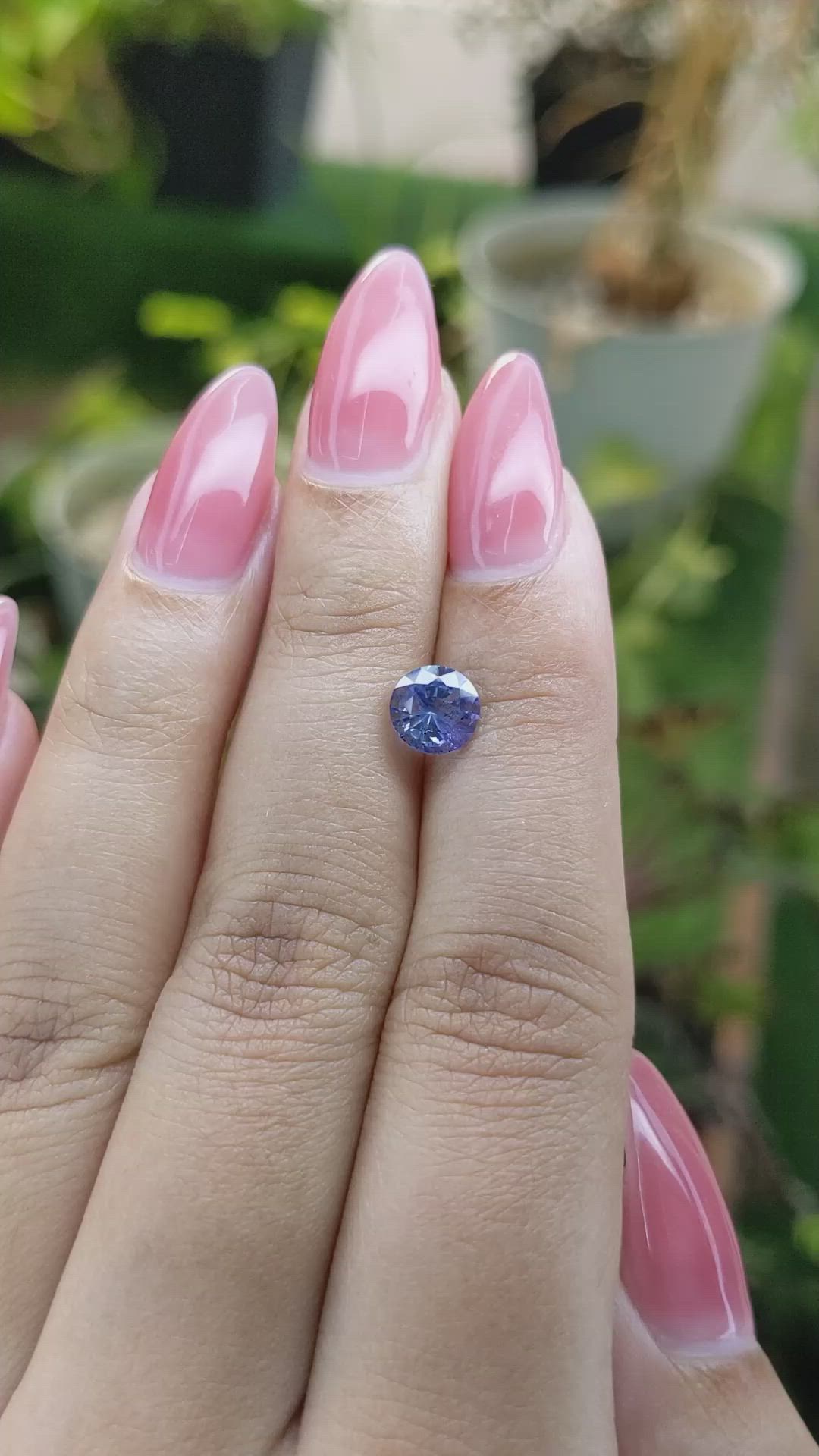 1.49 Ct. Blue Sapphire from Ceylon (Sri Lanka) Size Video