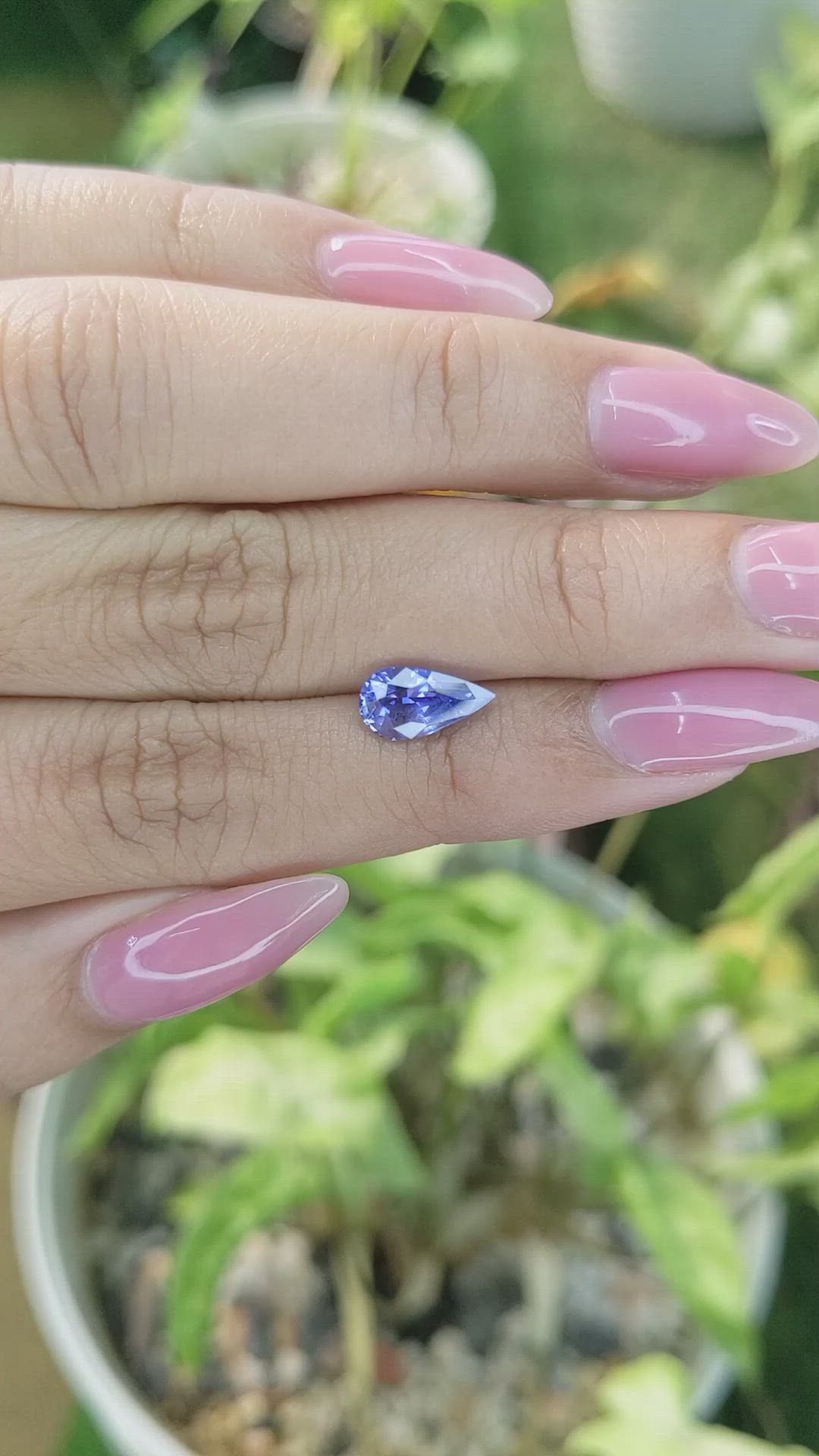 1.64 Ct. Blue Sapphire from Ceylon (Sri Lanka) Size Video