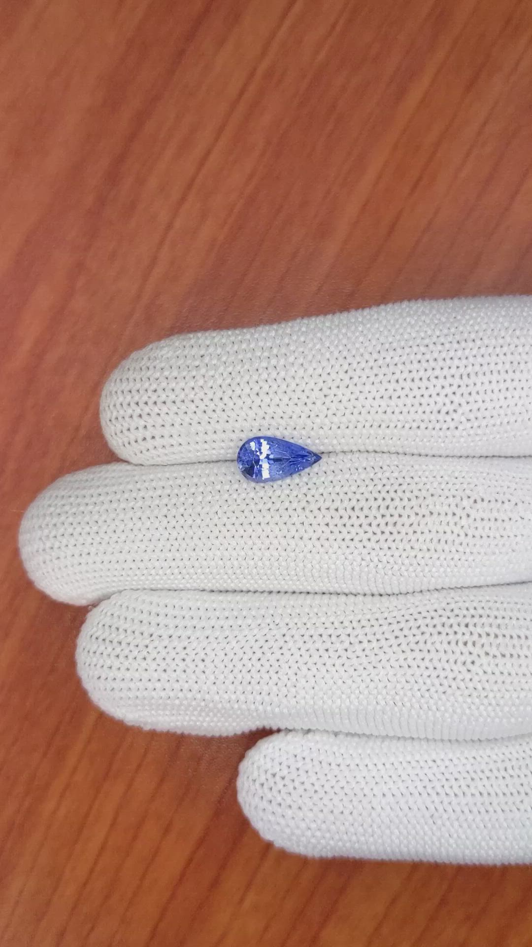 1.64 Ct. Blue Sapphire from Ceylon (Sri Lanka) Size Video