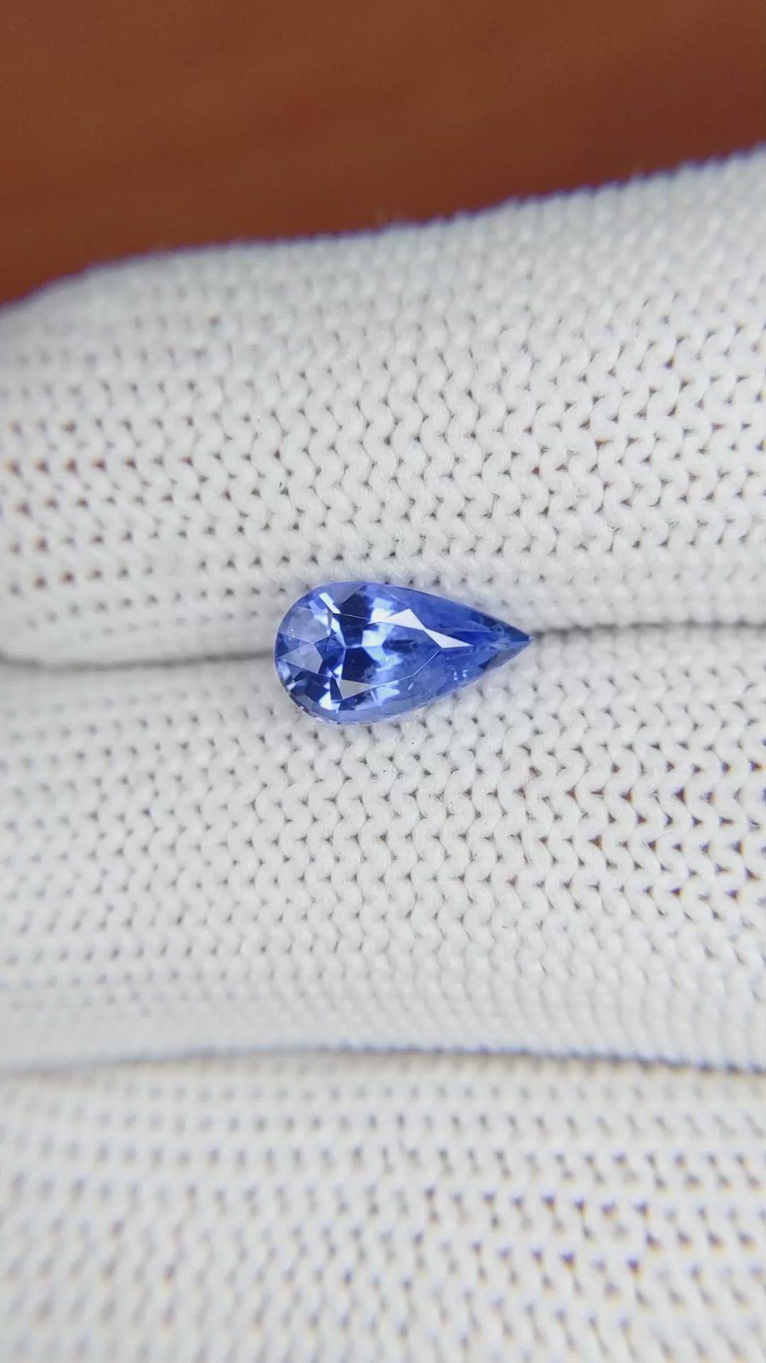 1.64 Ct. Blue Sapphire from Ceylon (Sri Lanka) Size Video