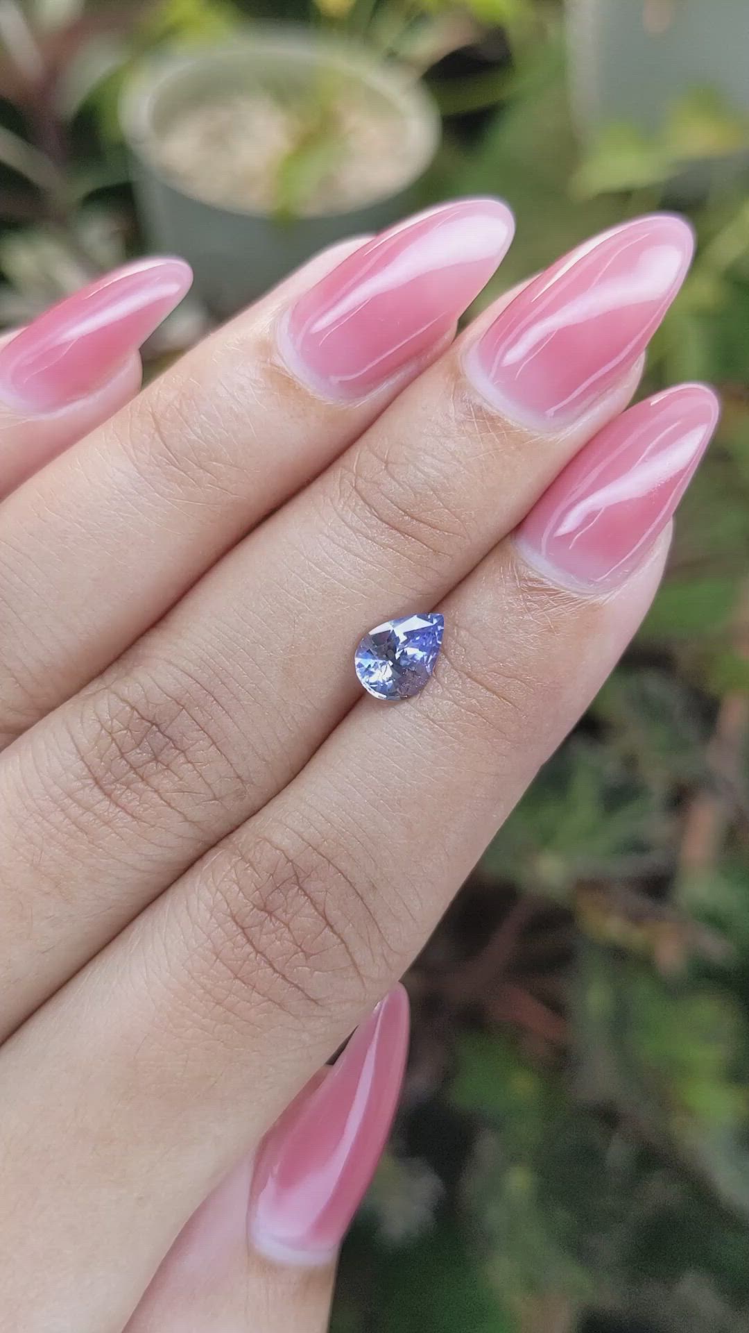 1.08 Ct. Blue Sapphire from Ceylon (Sri Lanka) Size Video