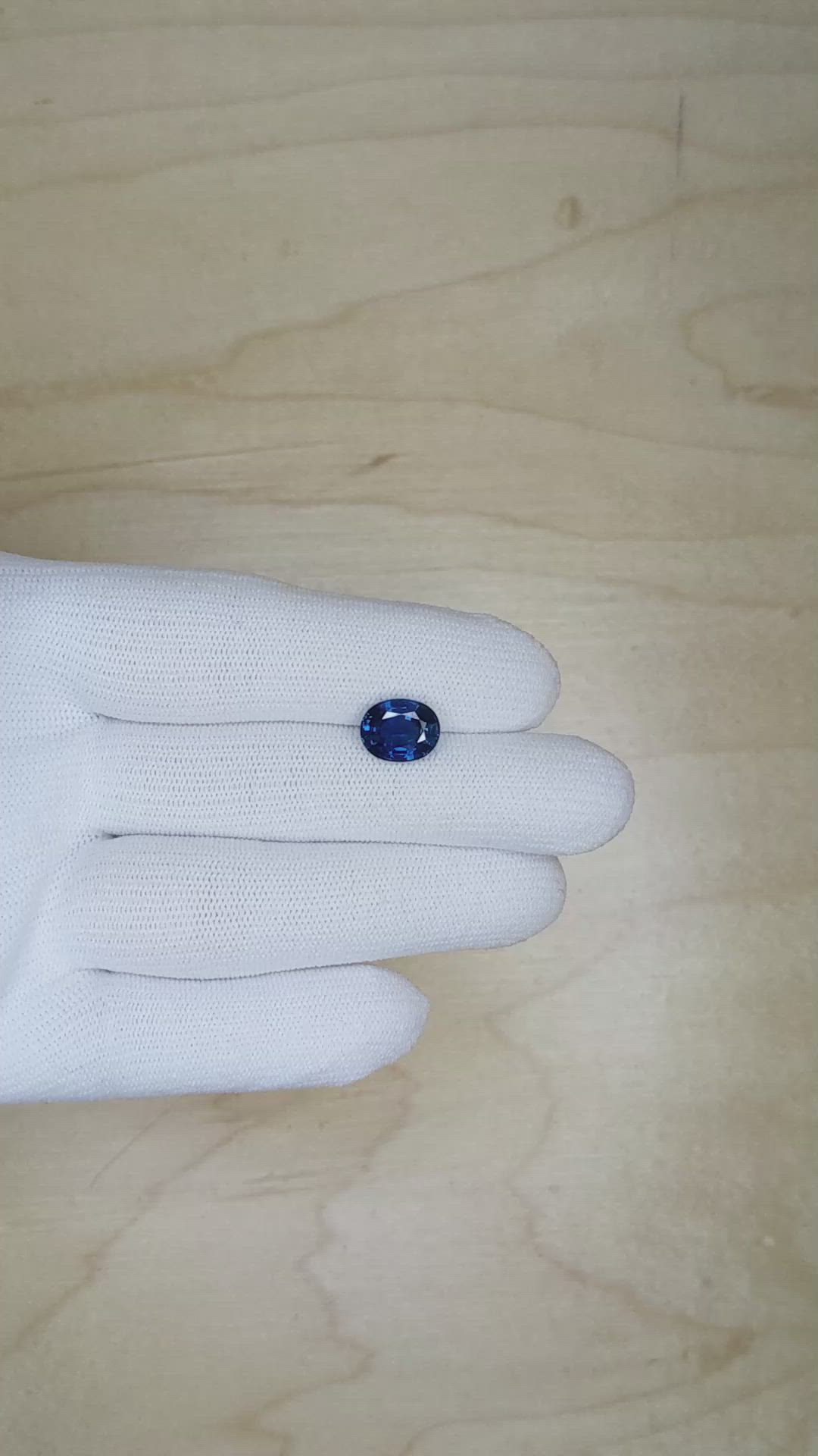 3.50 Ct. Blue Sapphire from Thailand Size Video