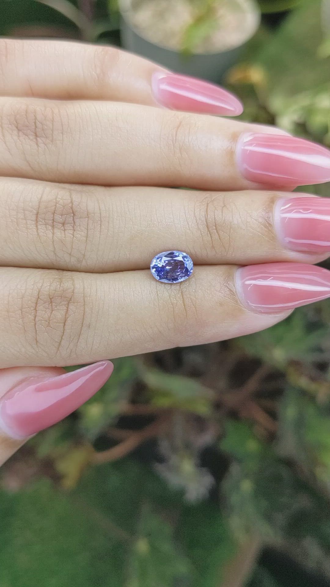 1.16 Ct. Blue Sapphire from Ceylon (Sri Lanka) Size Video