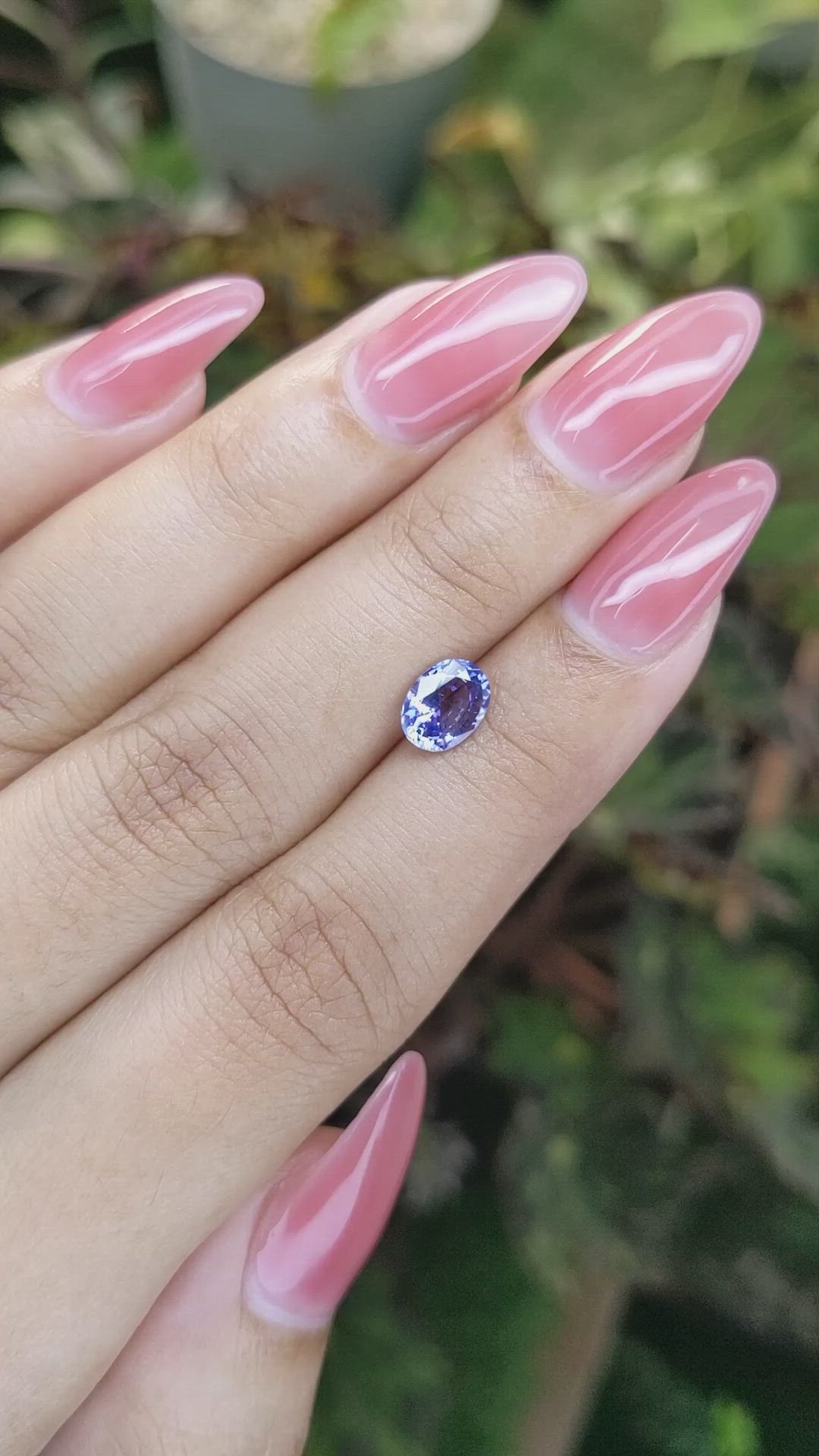 1.16 Ct. Blue Sapphire from Ceylon (Sri Lanka) Size Video