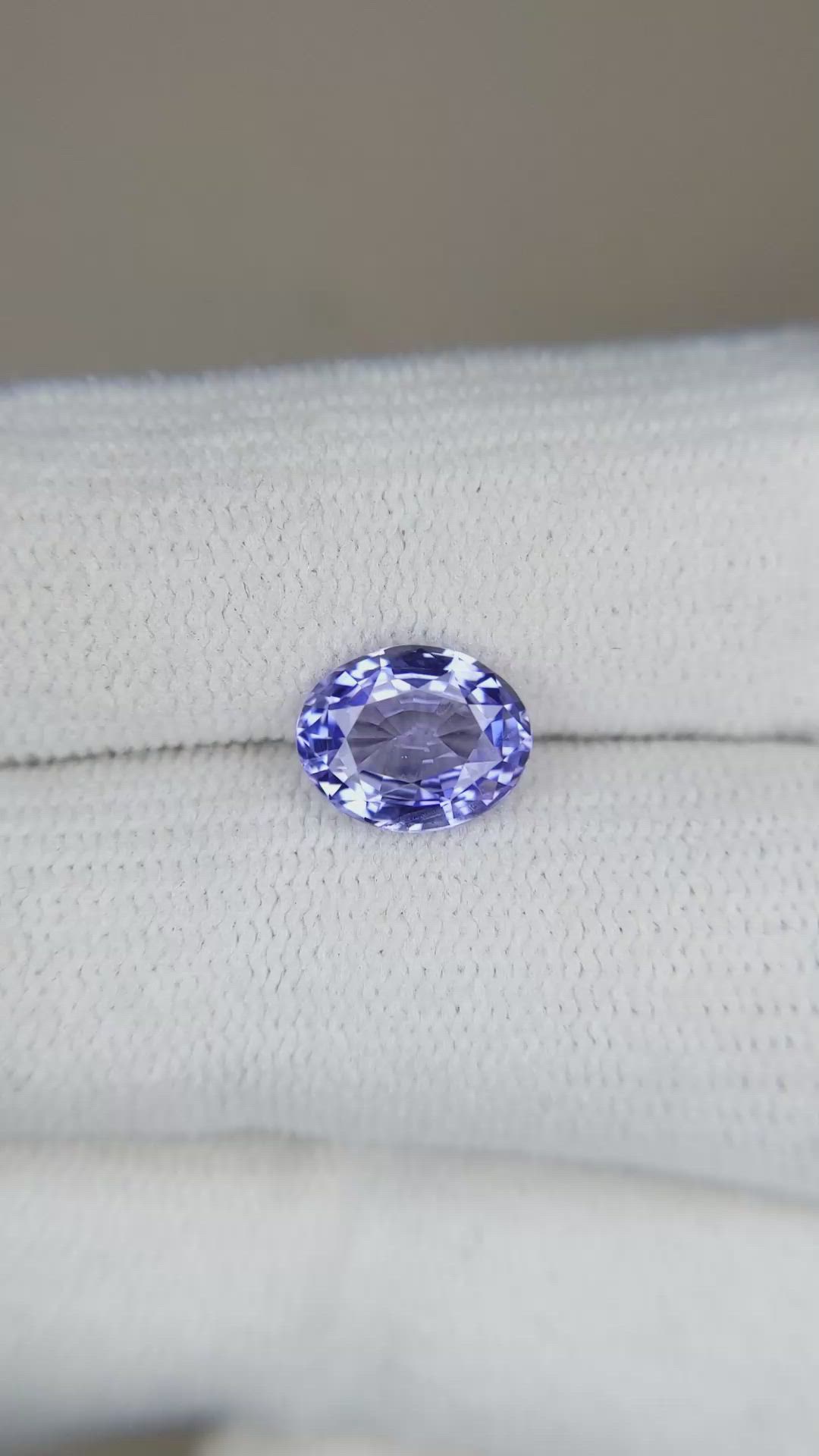 1.89 Ct. Blue Sapphire from Ceylon (Sri Lanka) Size Video