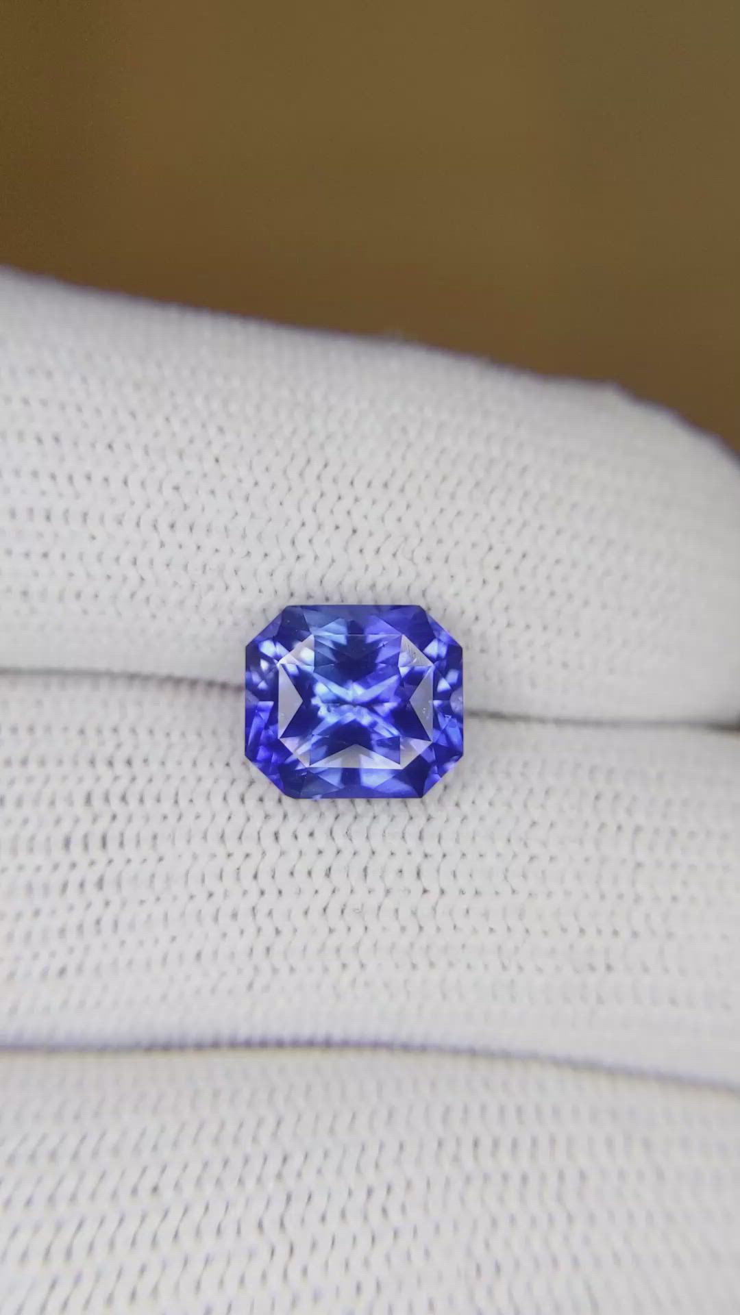2.99 Ct. Blue Sapphire from Ceylon (Sri Lanka) Size Video