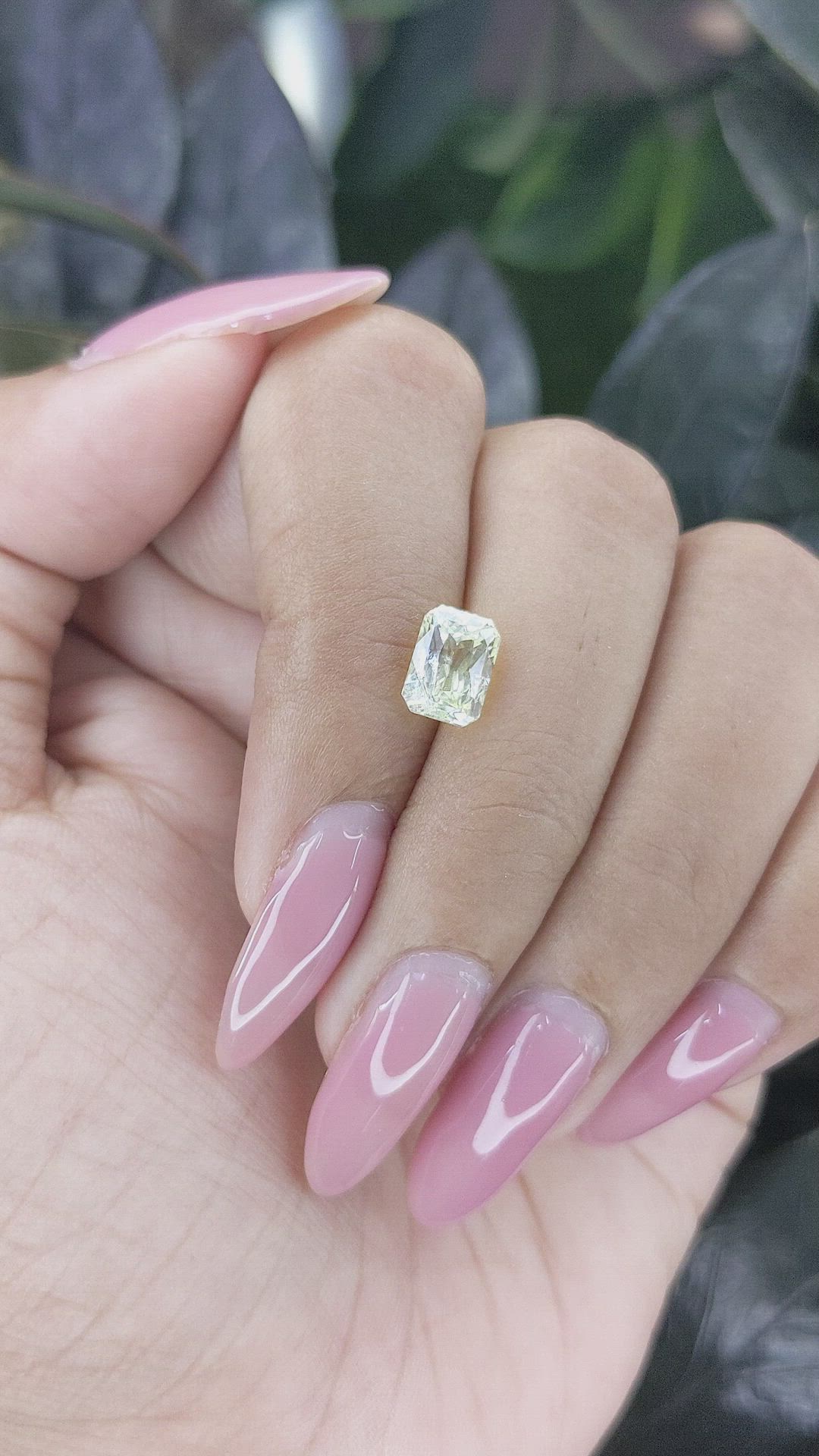 2.05 Ct. Yellow Sapphire from Ceylon (Sri Lanka) Size Video