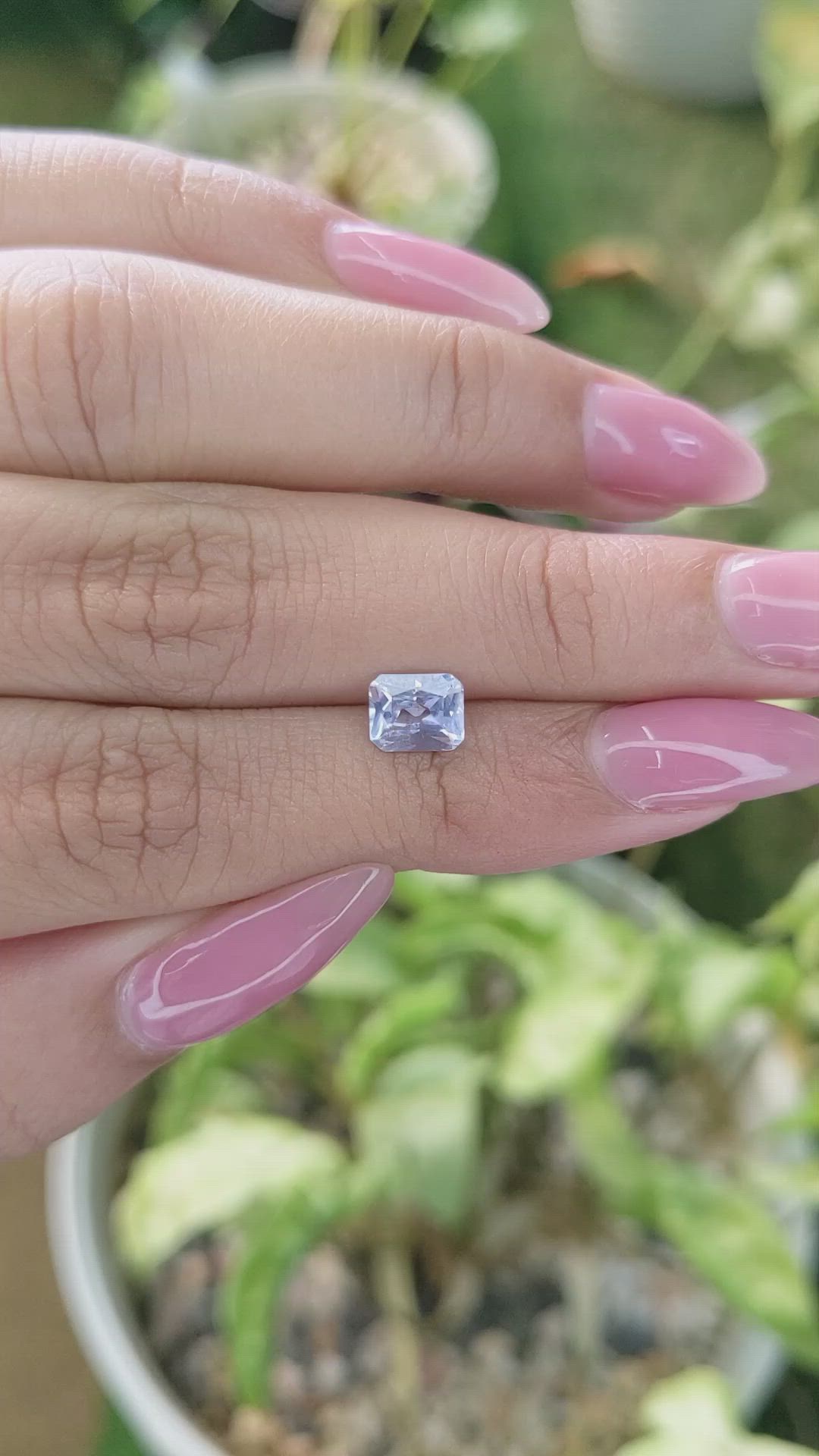1.07 Ct. Blue Sapphire from Ceylon (Sri Lanka) Size Video