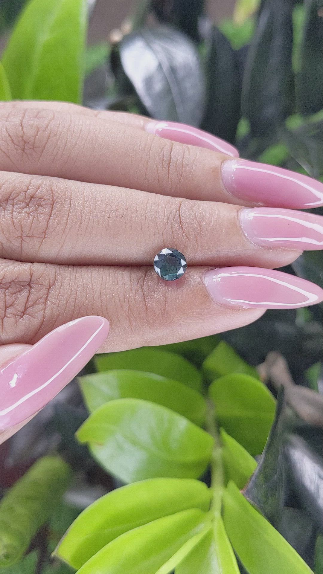 1.11 Ct. Green Sapphire from Tanzania Size Video