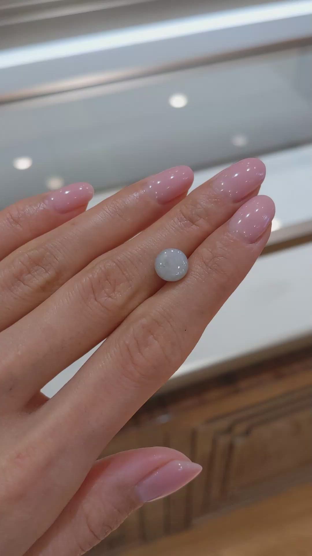 3.70 Ct. Grey Star Sapphire from Burma (Myanmar) Size Video