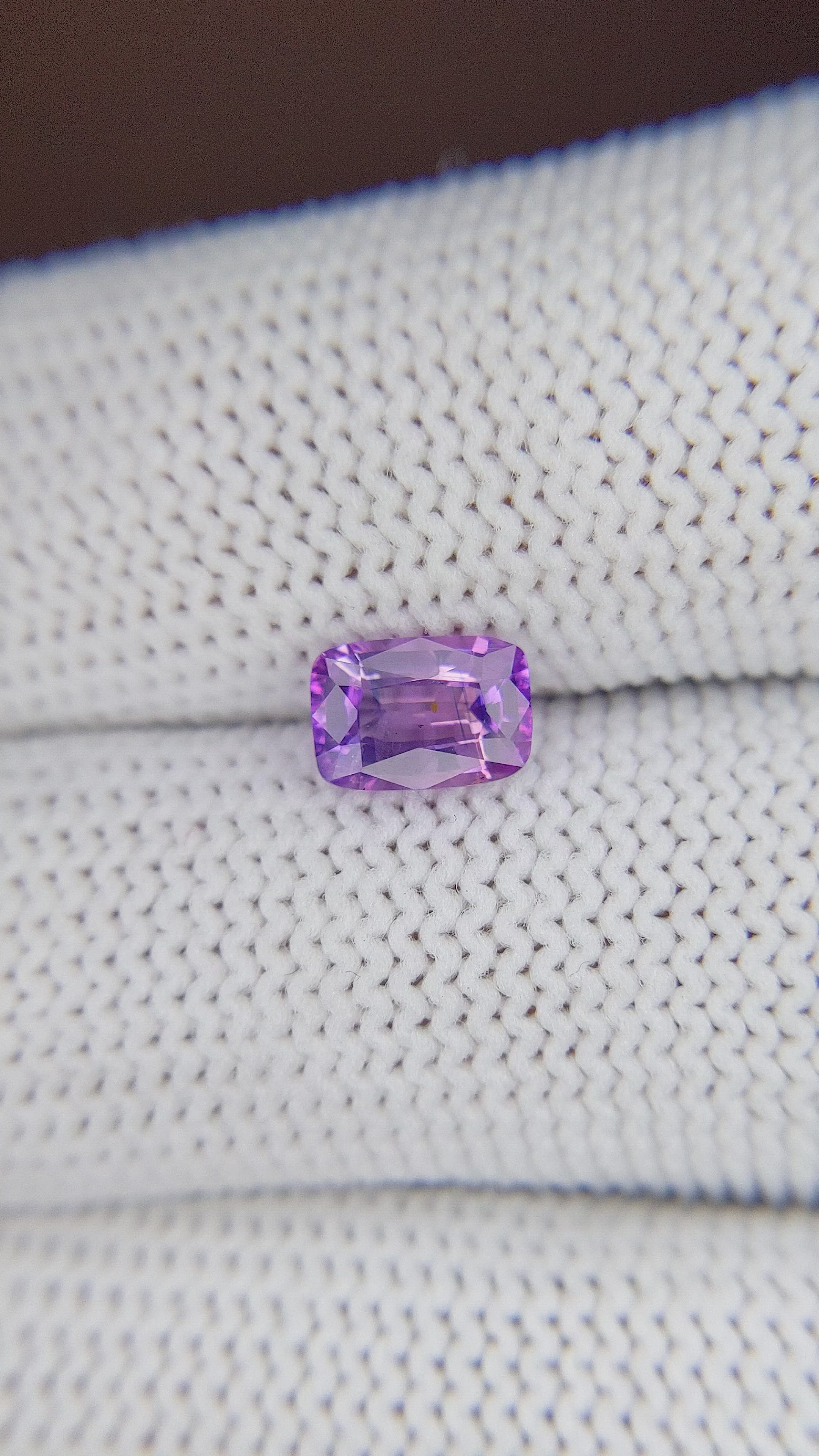 1.20 Ct. Bluish Purple Sapphire from Tanzania Size Video