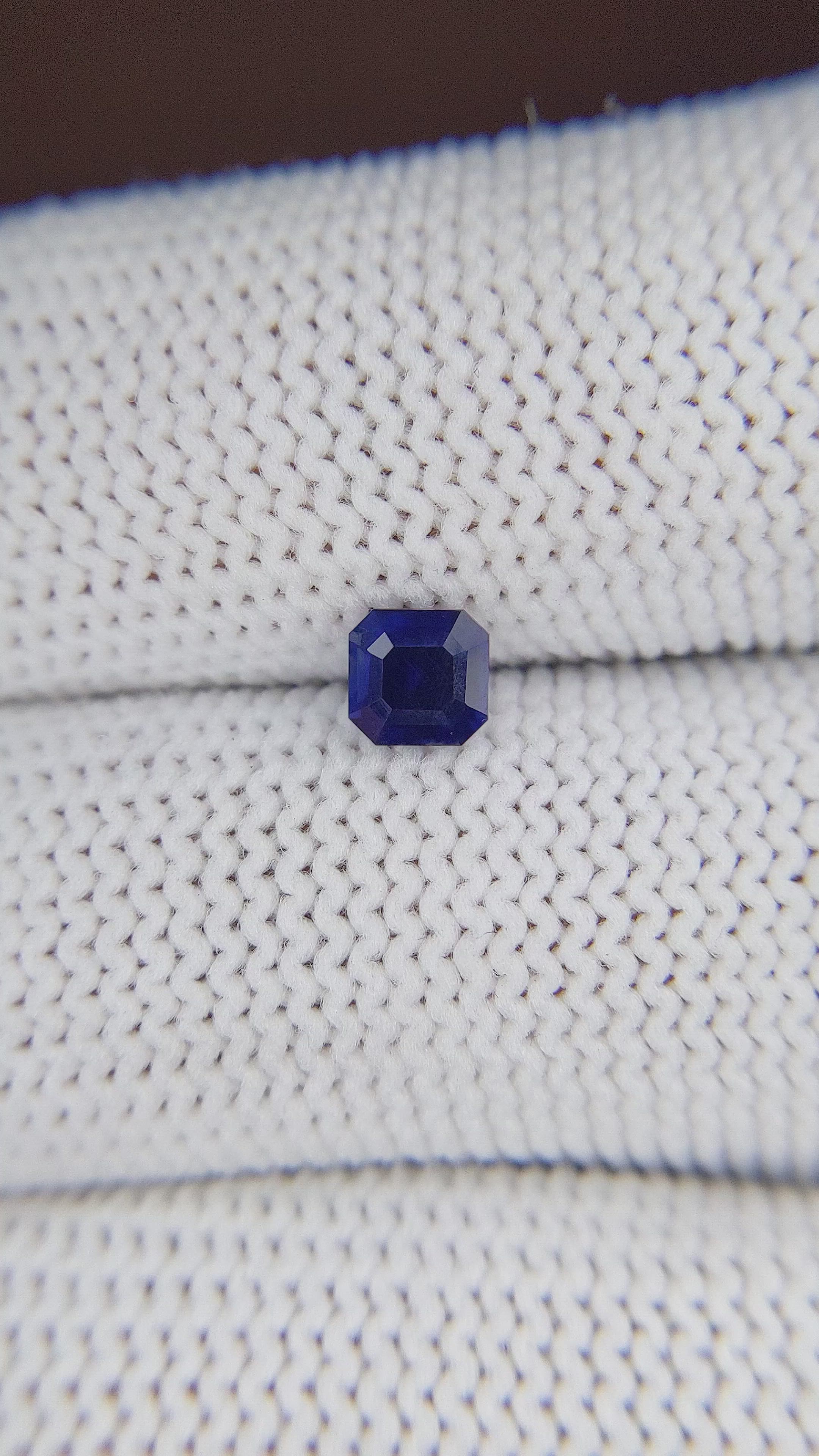 0.61 Ct. Blue Sapphire from Tanzania Size Video