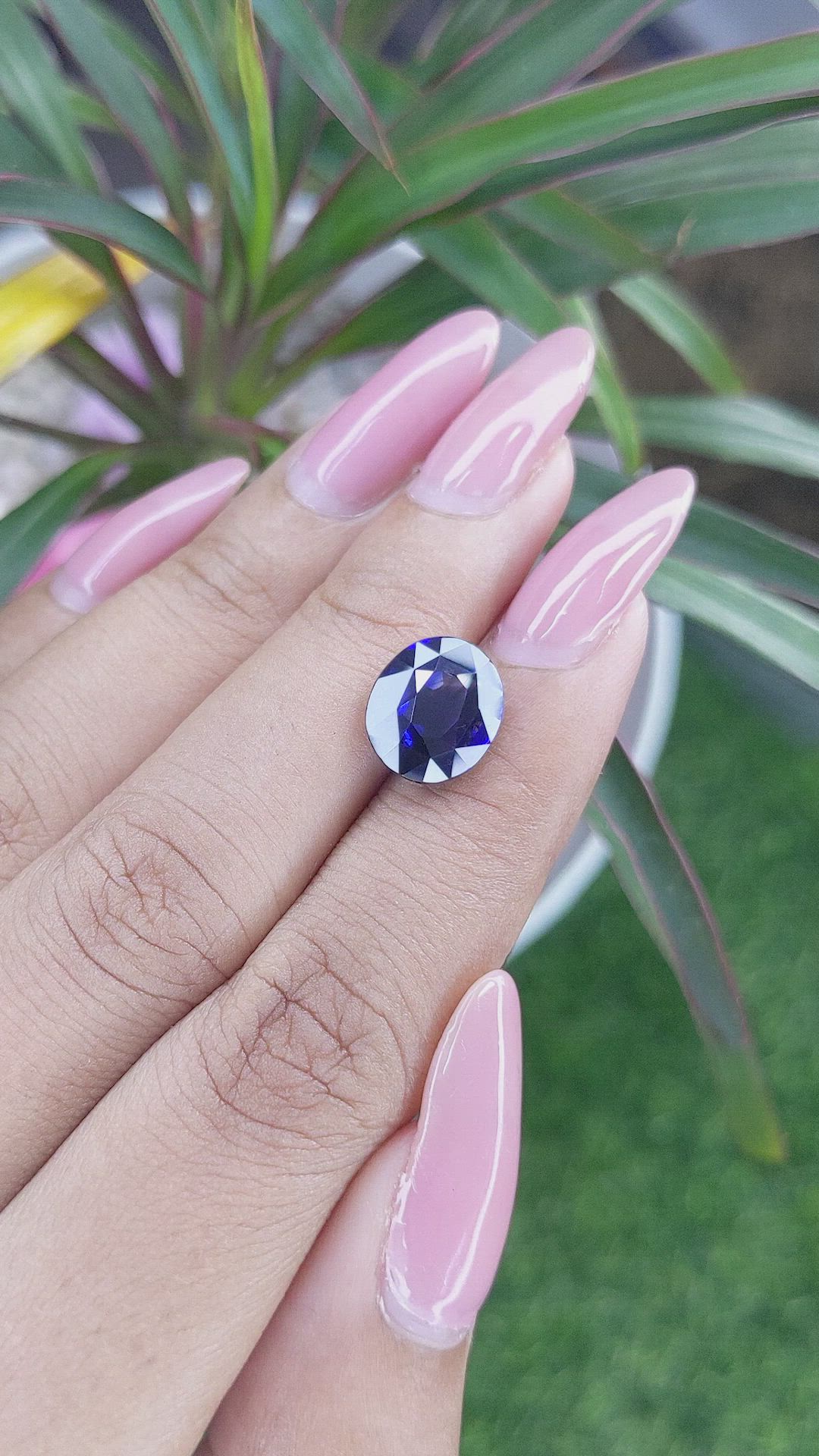 5.44 Ct. Blue Sapphire from Madagascar Size Video