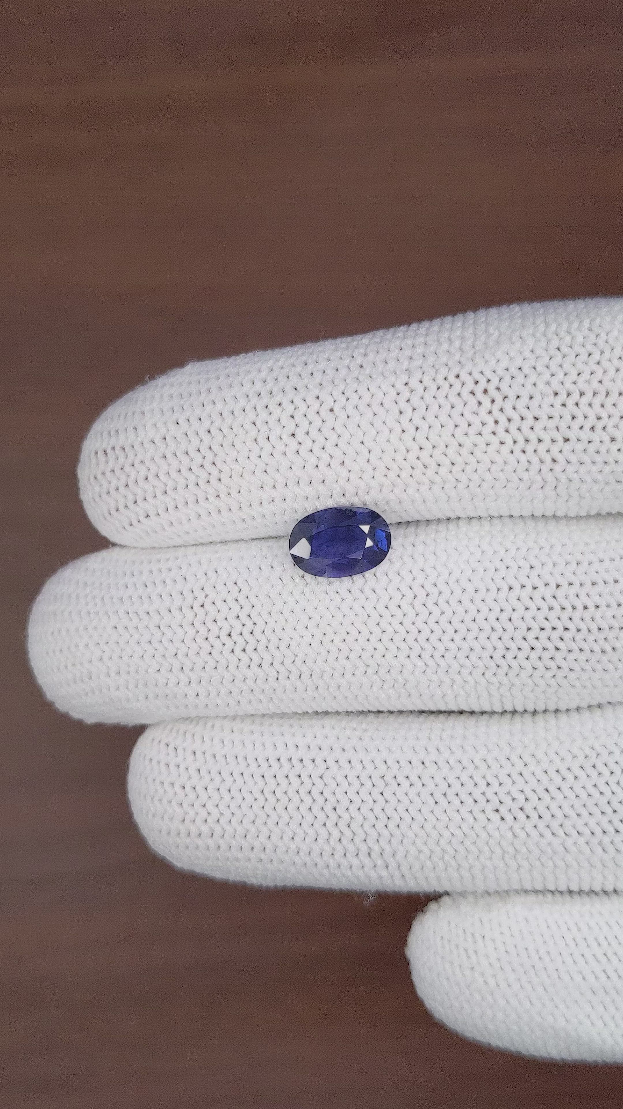 2.32 Ct. Blue Sapphire from Tanzania Size Video