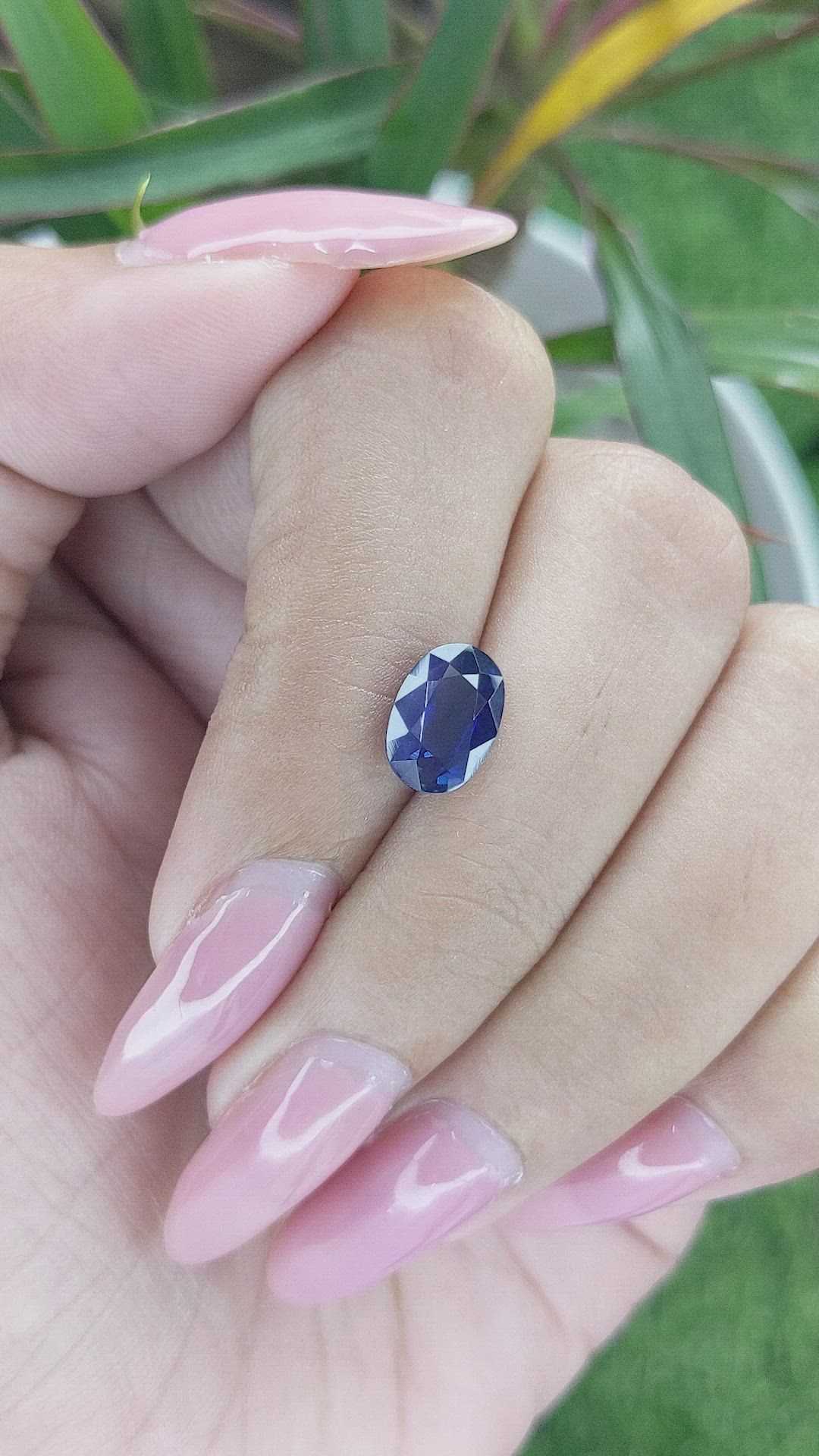 2.32 Ct. Blue Sapphire from Tanzania Size Video