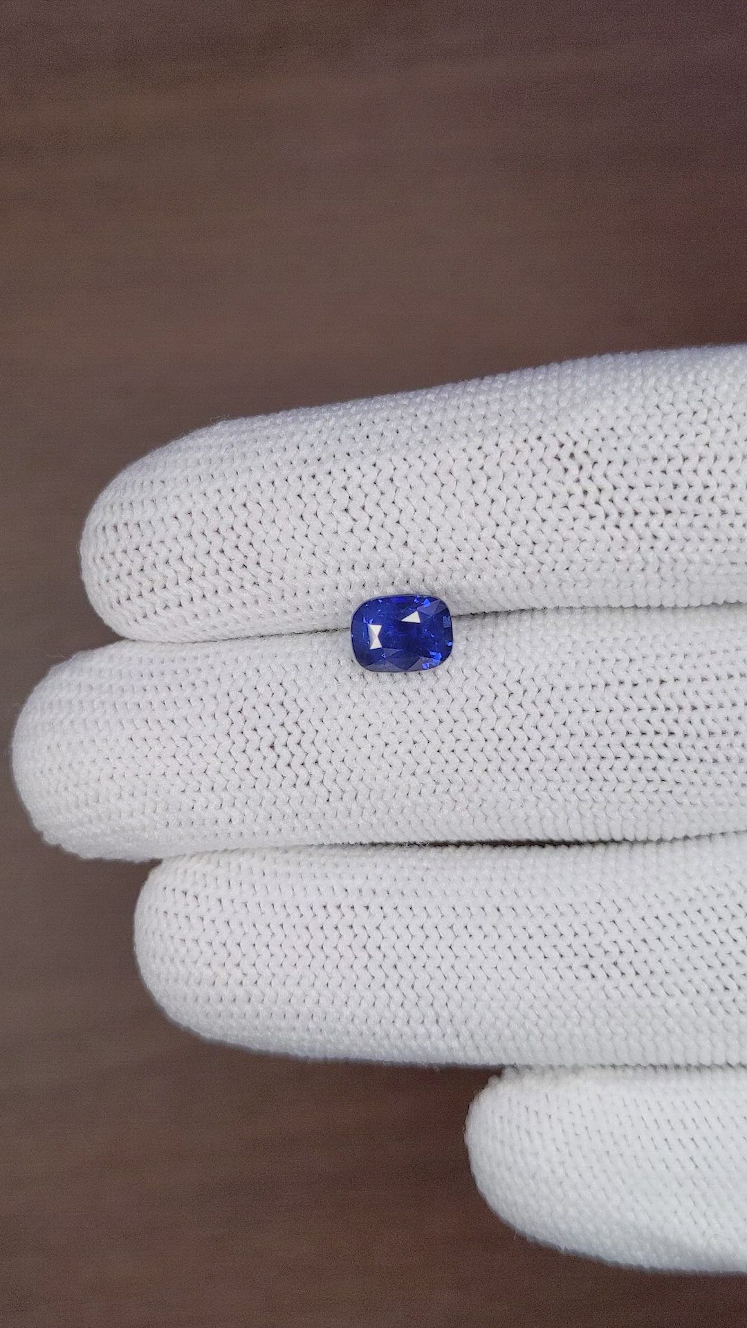 2.31 Ct. Purplish Blue Sapphire from Tanzania Size Video