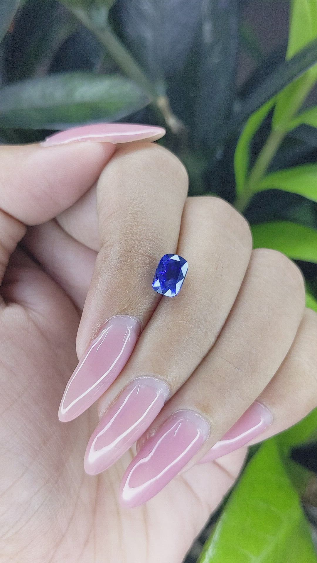 2.15 Ct. Blue Sapphire from Tanzania Size Video