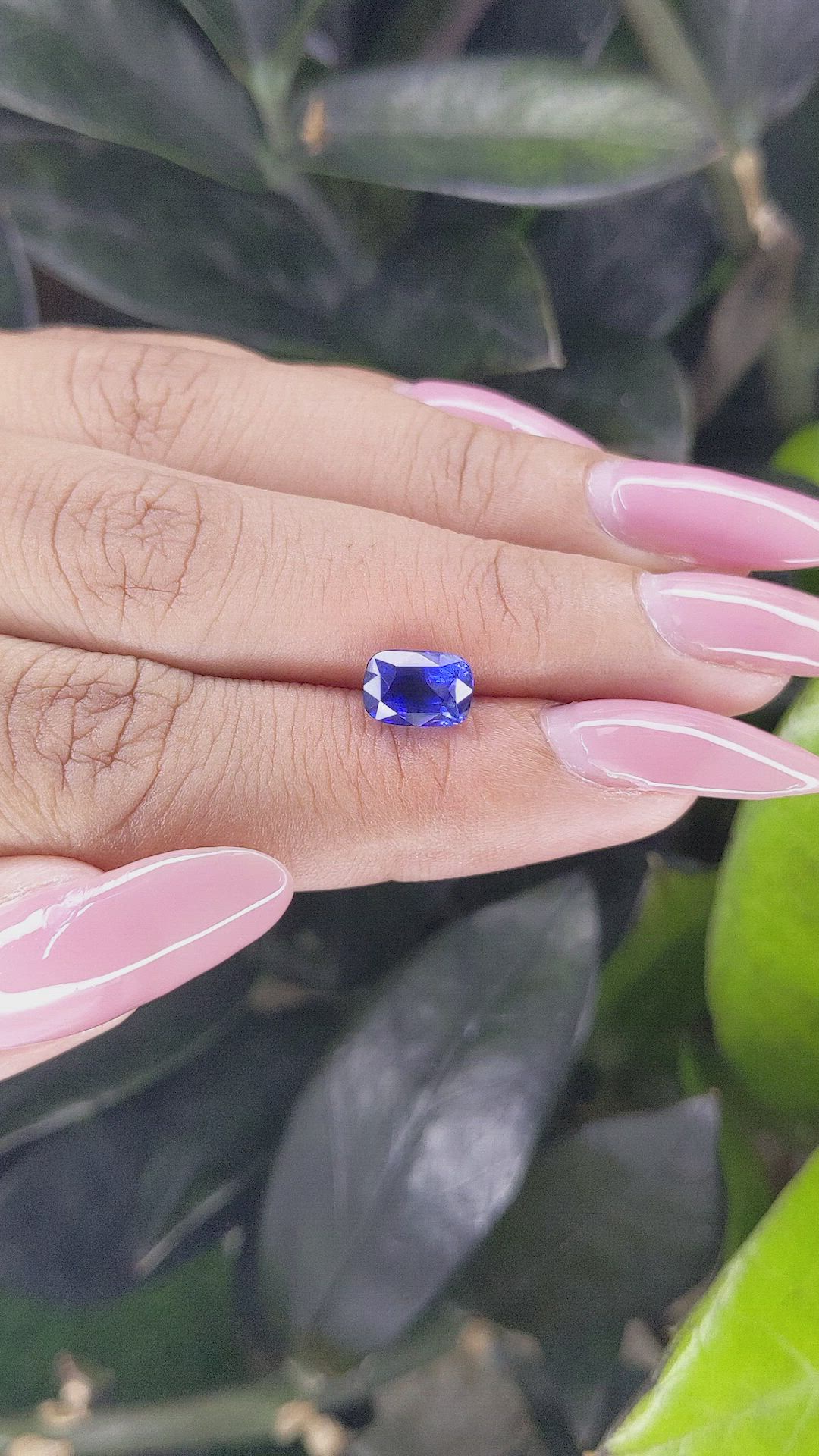 2.15 Ct. Blue Sapphire from Tanzania Size Video