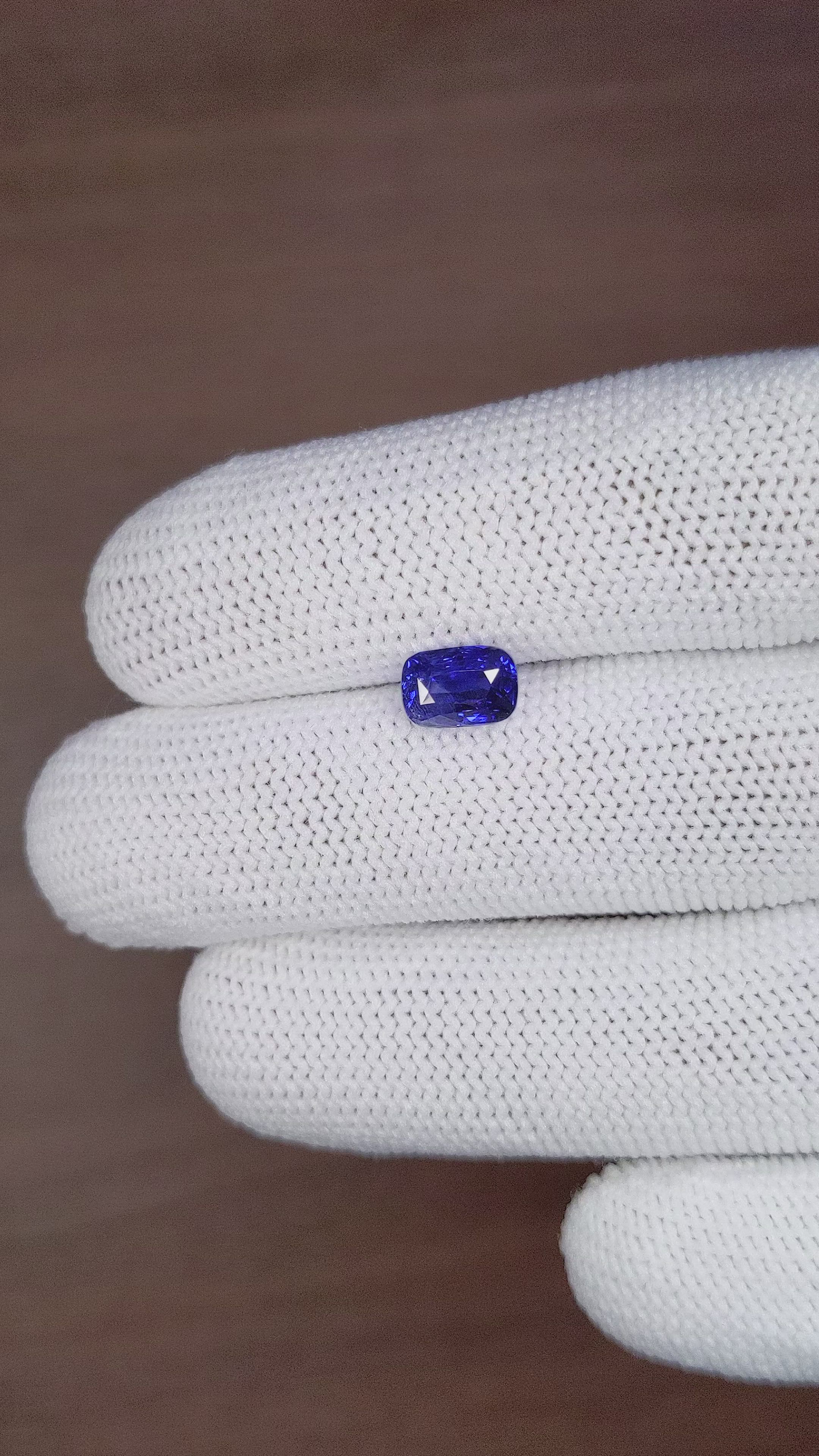 2.15 Ct. Blue Sapphire from Tanzania Size Video