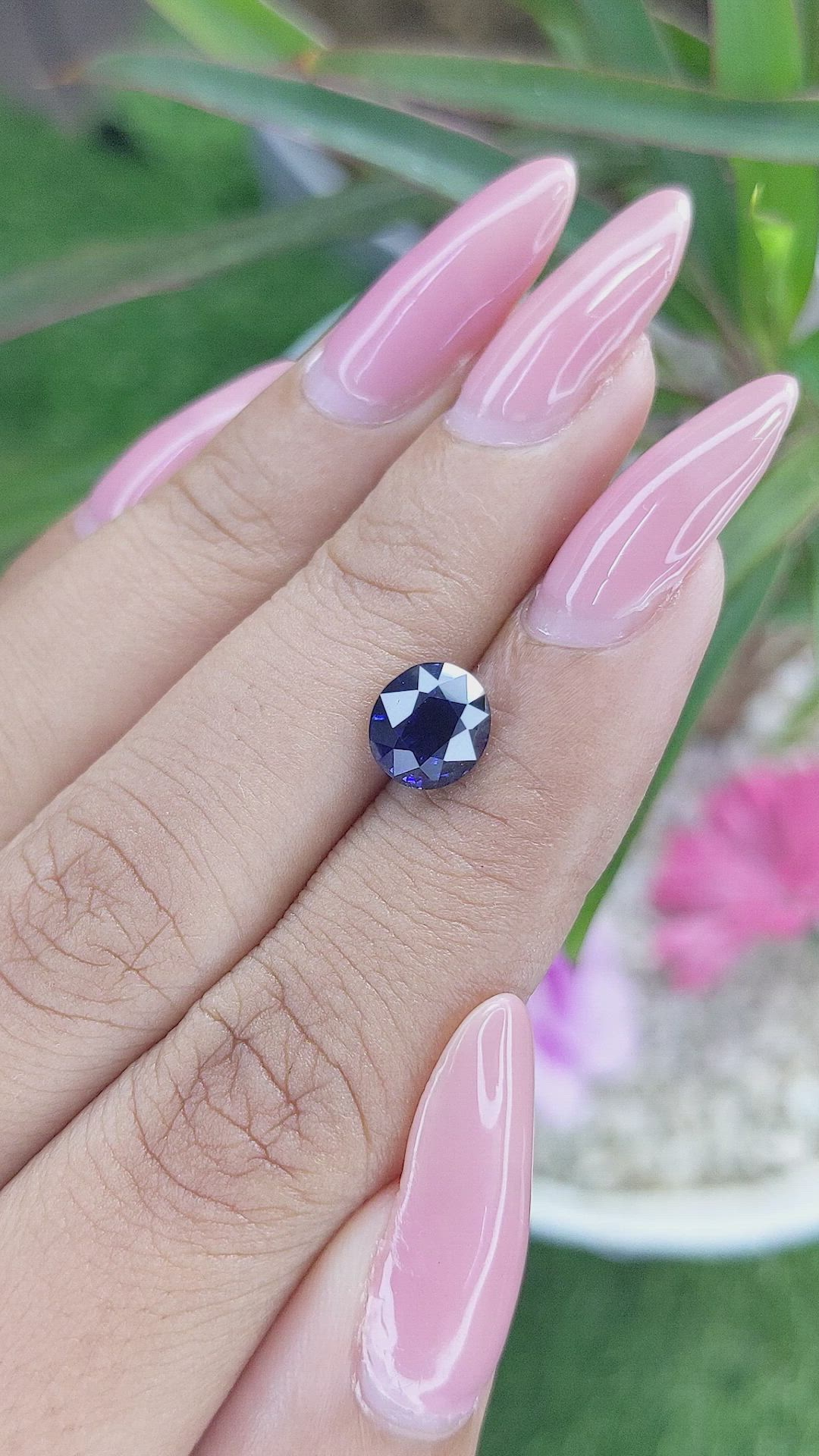 2.09 Ct. Blue Sapphire from Tanzania Size Video