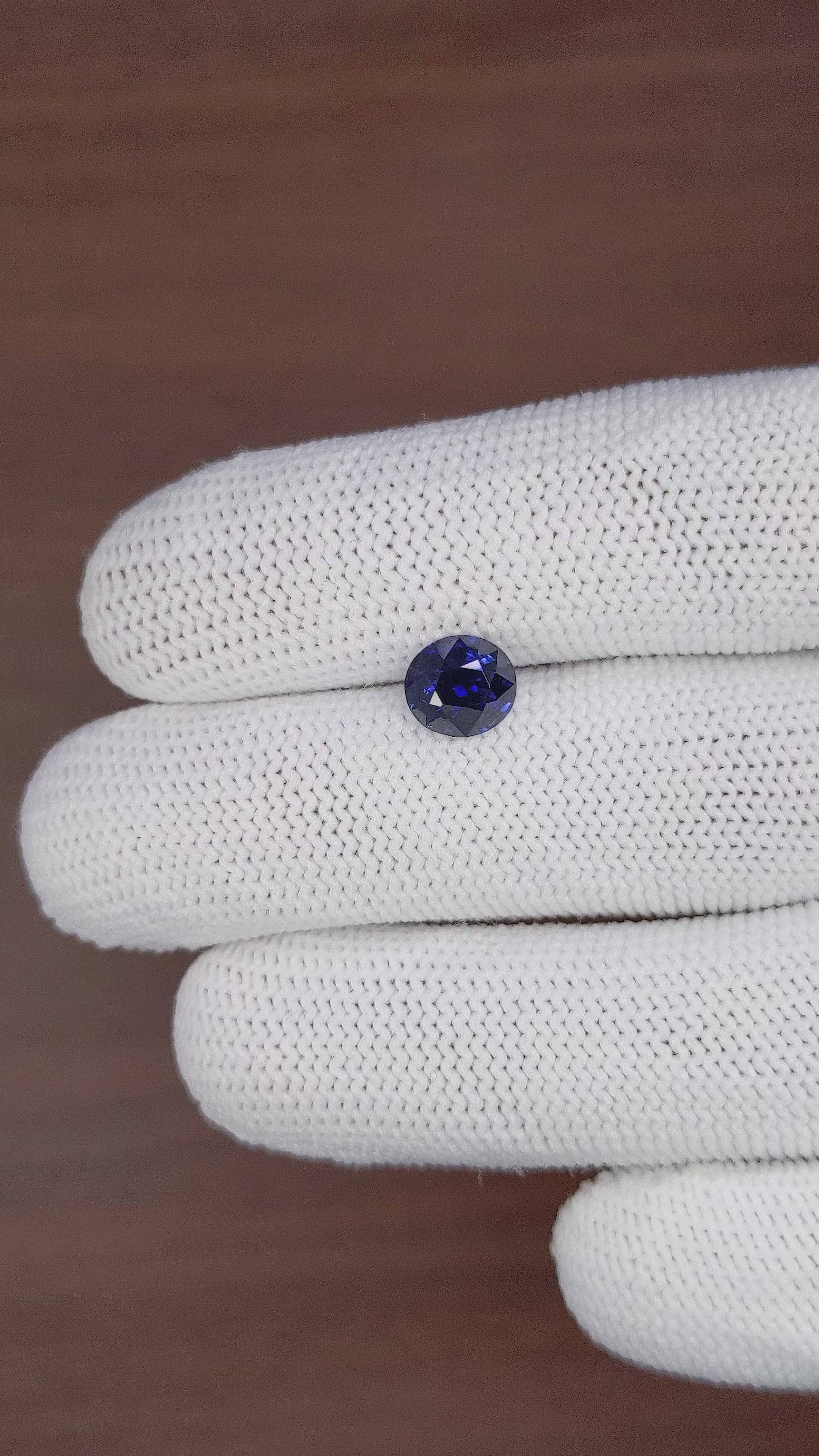 2.09 Ct. Blue Sapphire from Tanzania Size Video