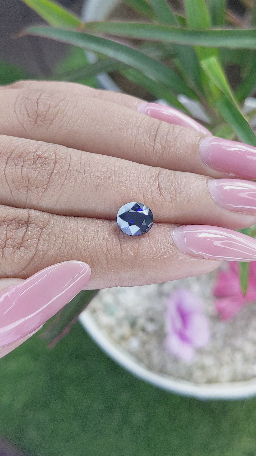 2.09 Ct. Blue Sapphire from Tanzania Size Video