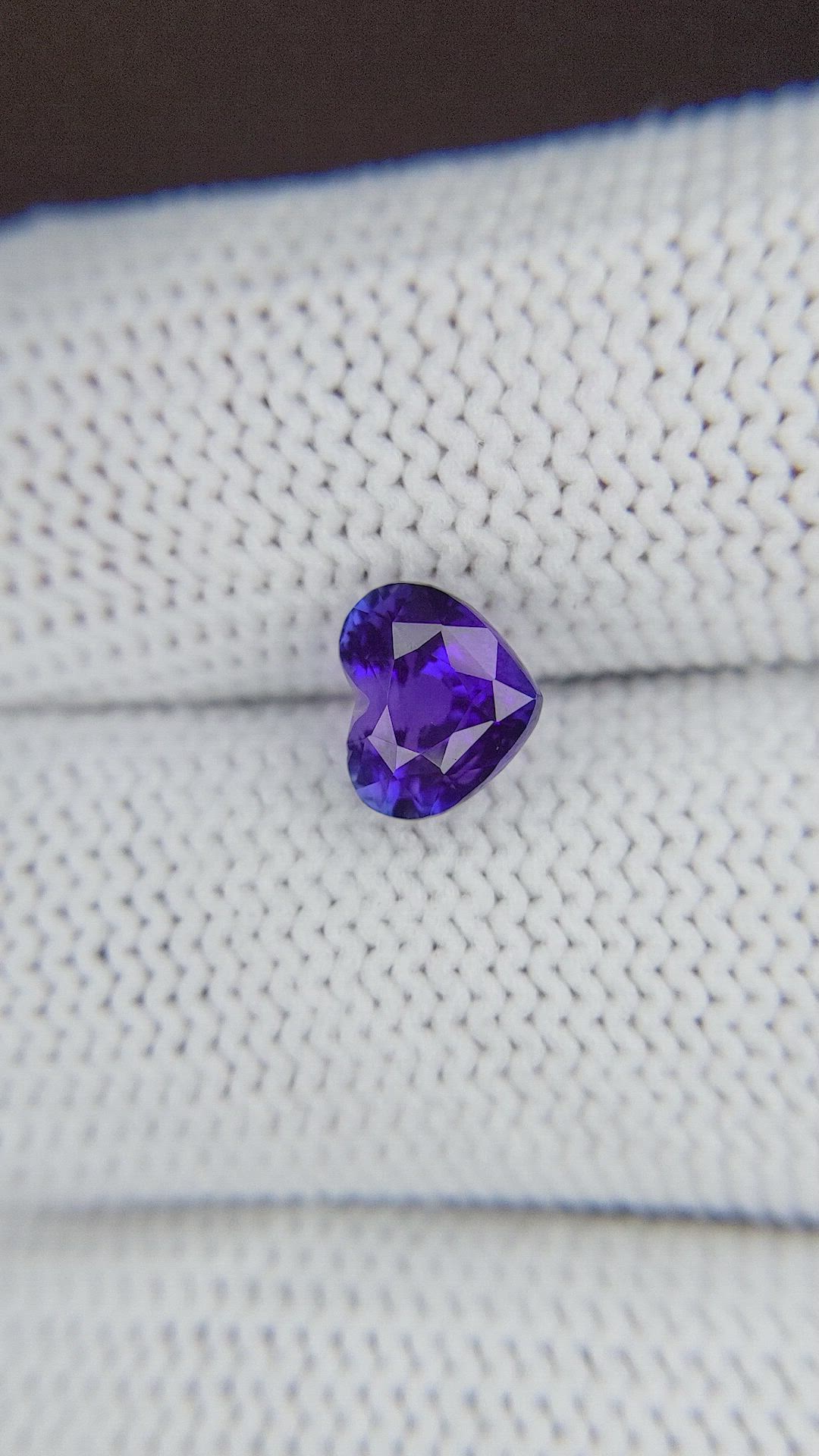 2.01 Ct. Color Change Sapphire from Tanzania Size Video