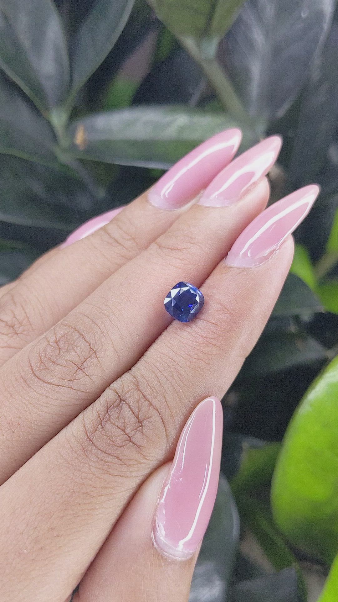 1.69 Ct. Blue Sapphire from Tanzania Size Video