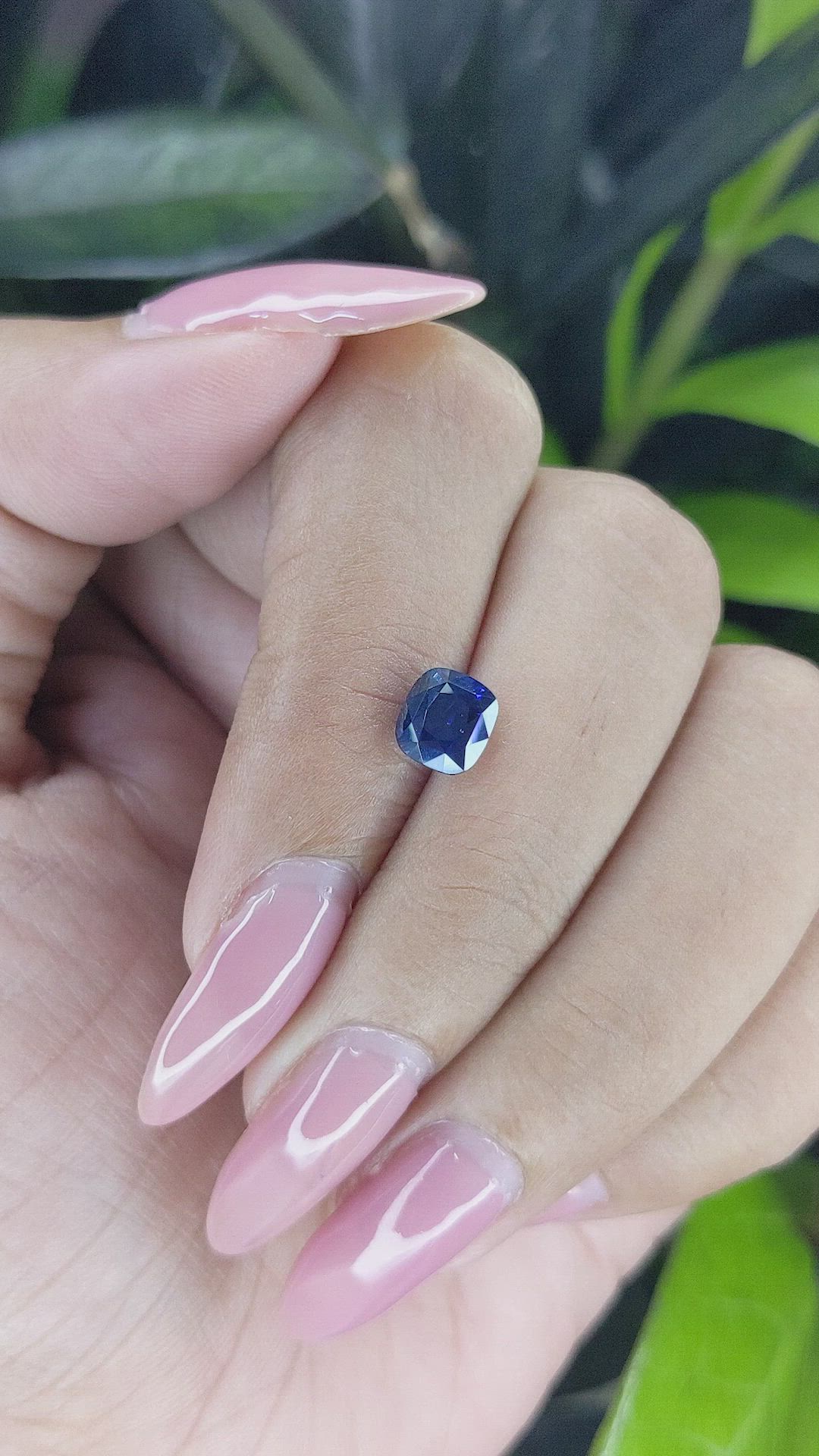 1.69 Ct. Blue Sapphire from Tanzania Size Video