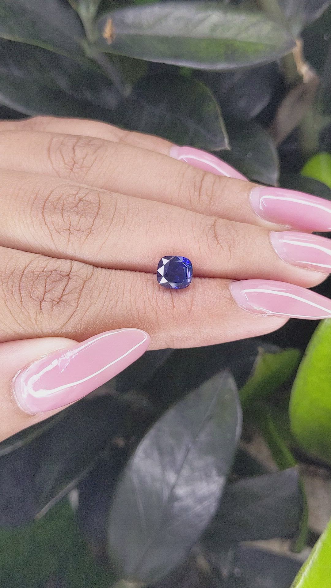 1.69 Ct. Blue Sapphire from Tanzania Size Video