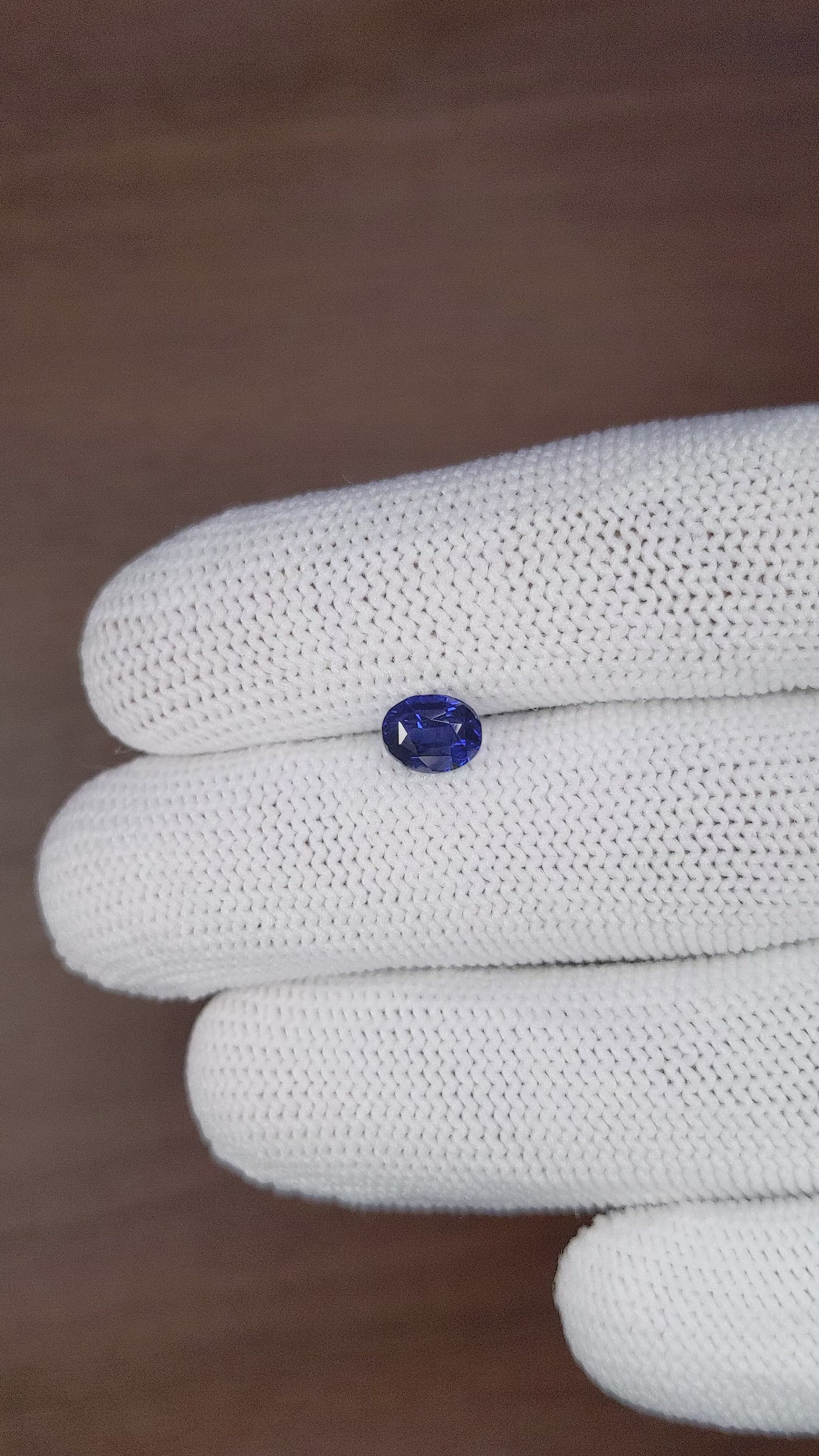 1.57 Ct. Color Change Sapphire from Tanzania Size Video