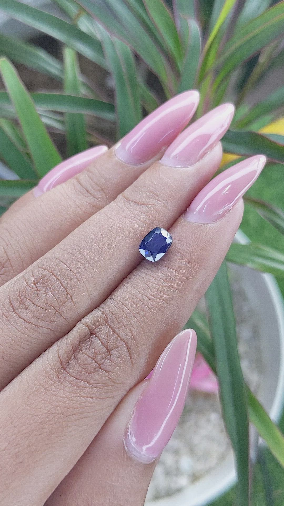 1.54 Ct. Blue Sapphire from Tanzania Size Video