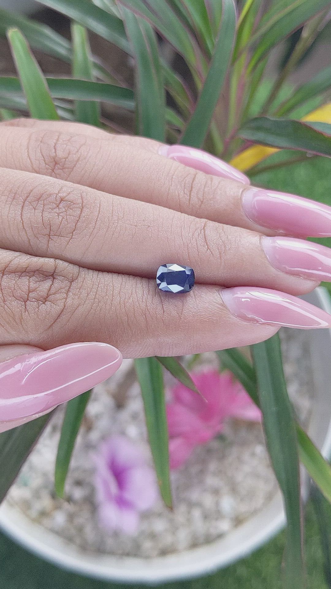 1.54 Ct. Blue Sapphire from Tanzania Size Video