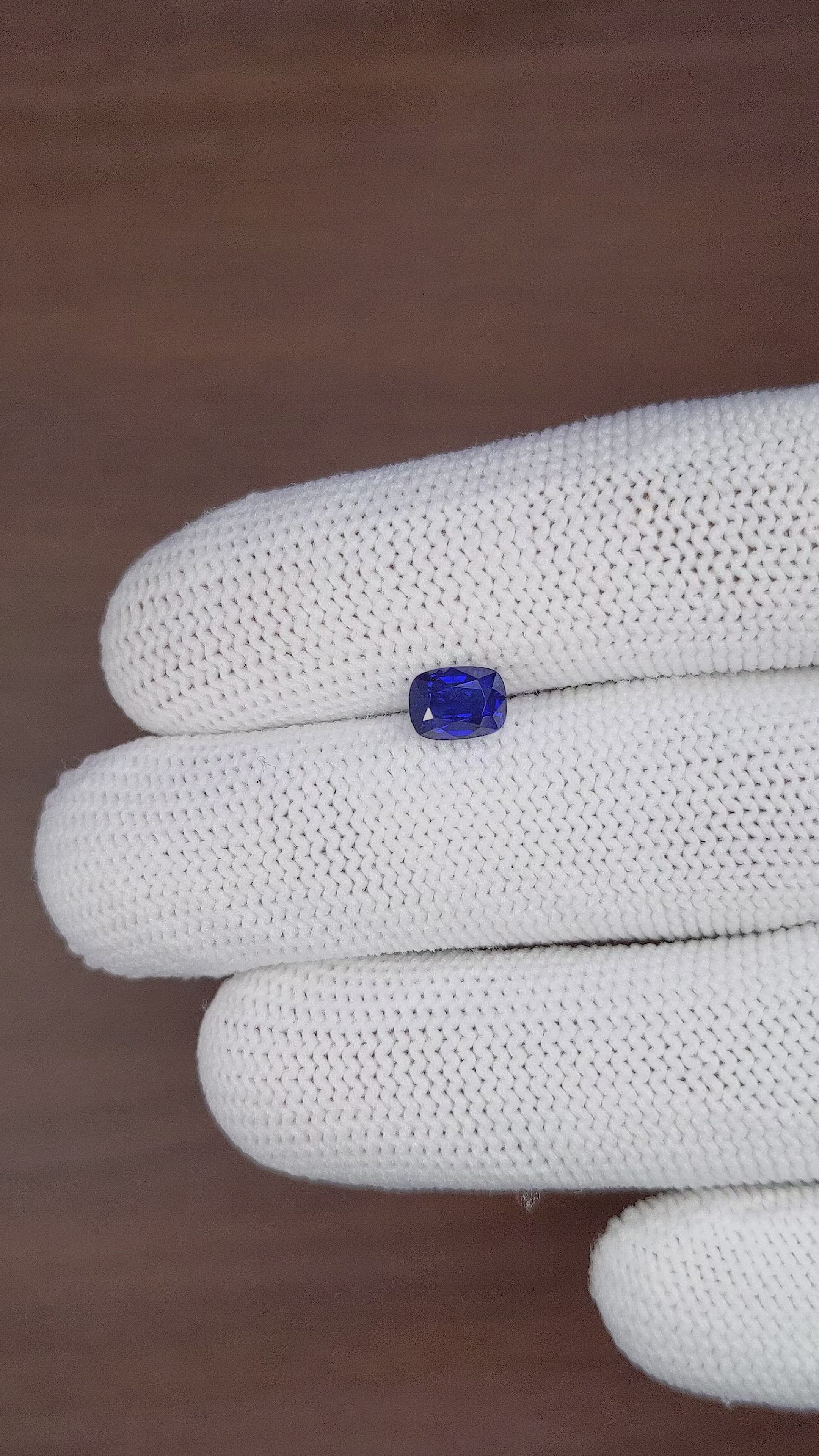 1.54 Ct. Blue Sapphire from Tanzania Size Video
